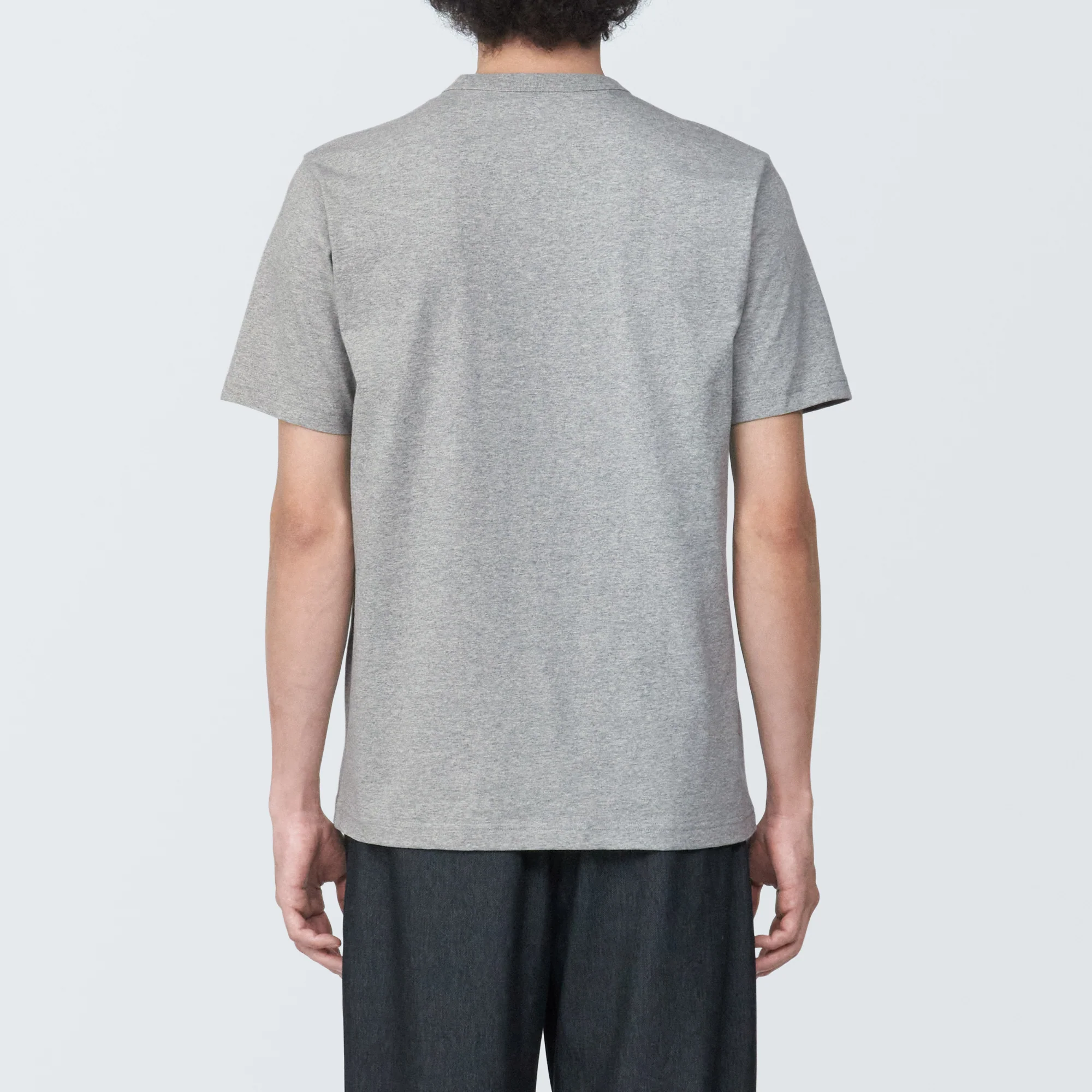 Men's Washed Heavy Weight Crew Neck Short Sleeve T-Shirt - Image 13