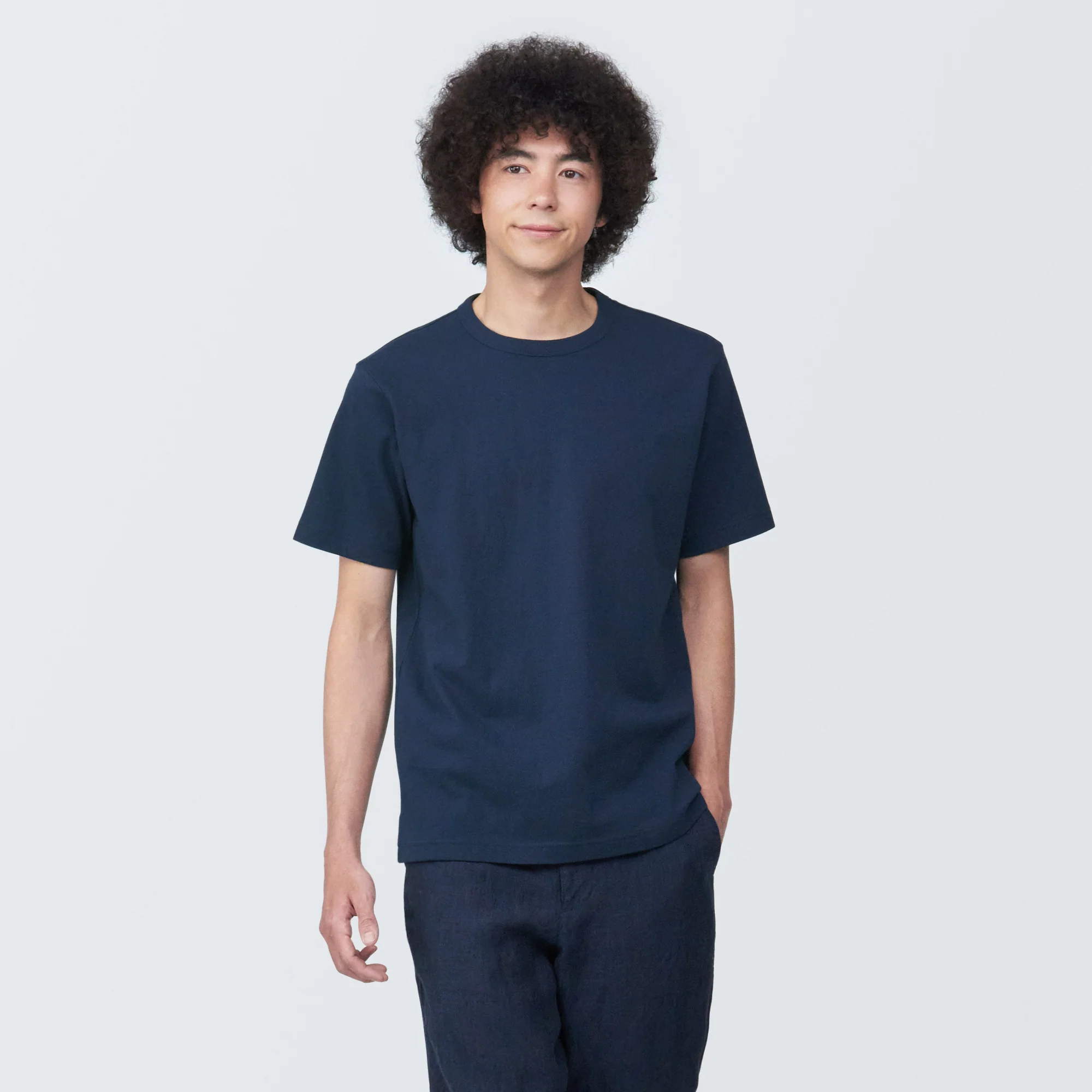 Men's Washed Heavy Weight Crew Neck Short Sleeve T-Shirt - Image 17