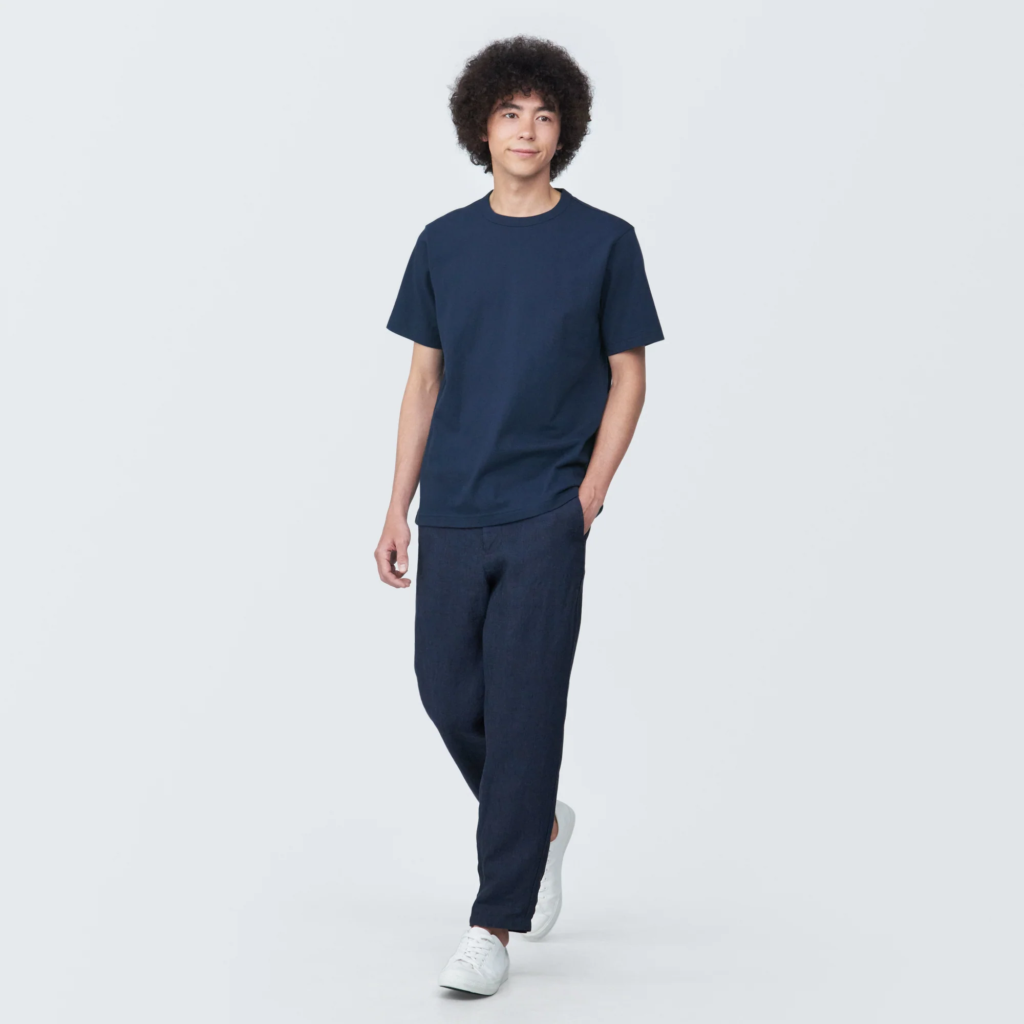 Men's Washed Heavy Weight Crew Neck Short Sleeve T-Shirt - Image 18