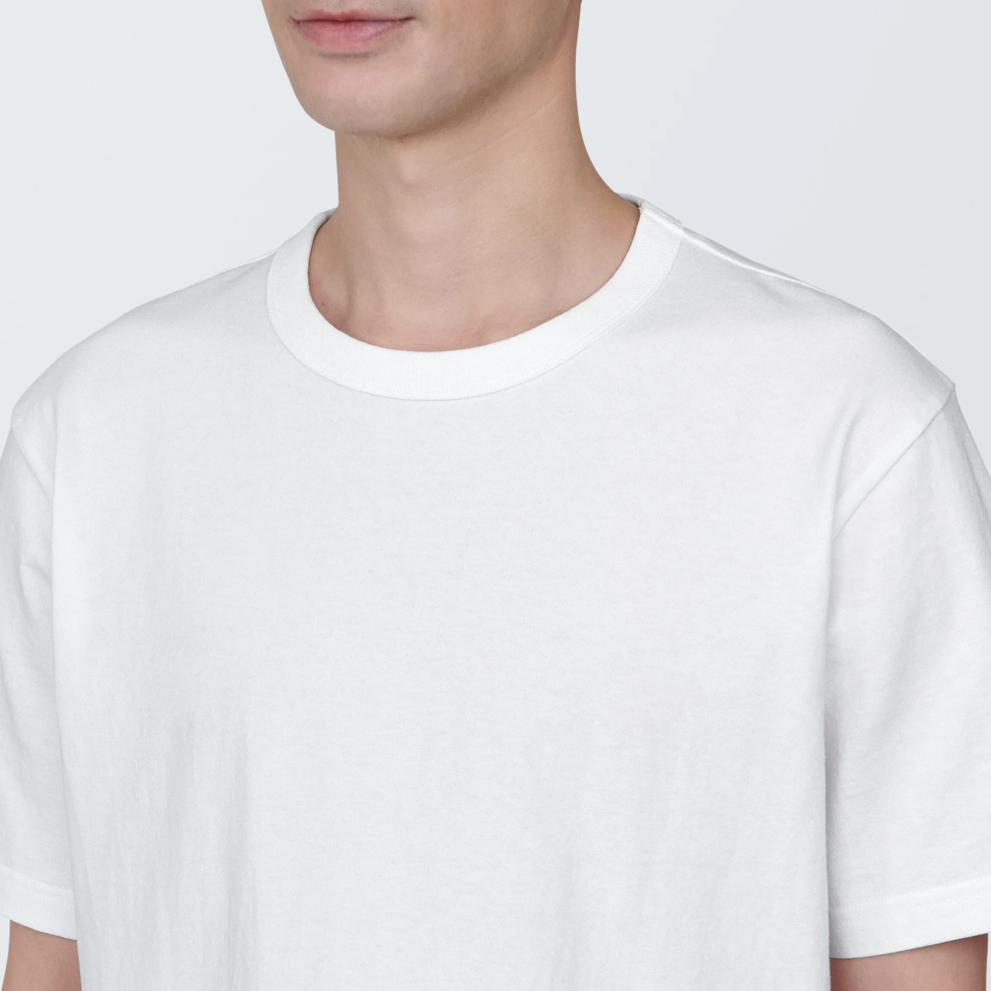 Men's Washed Heavy Weight Crew Neck Short Sleeve T-Shirt - Image 35