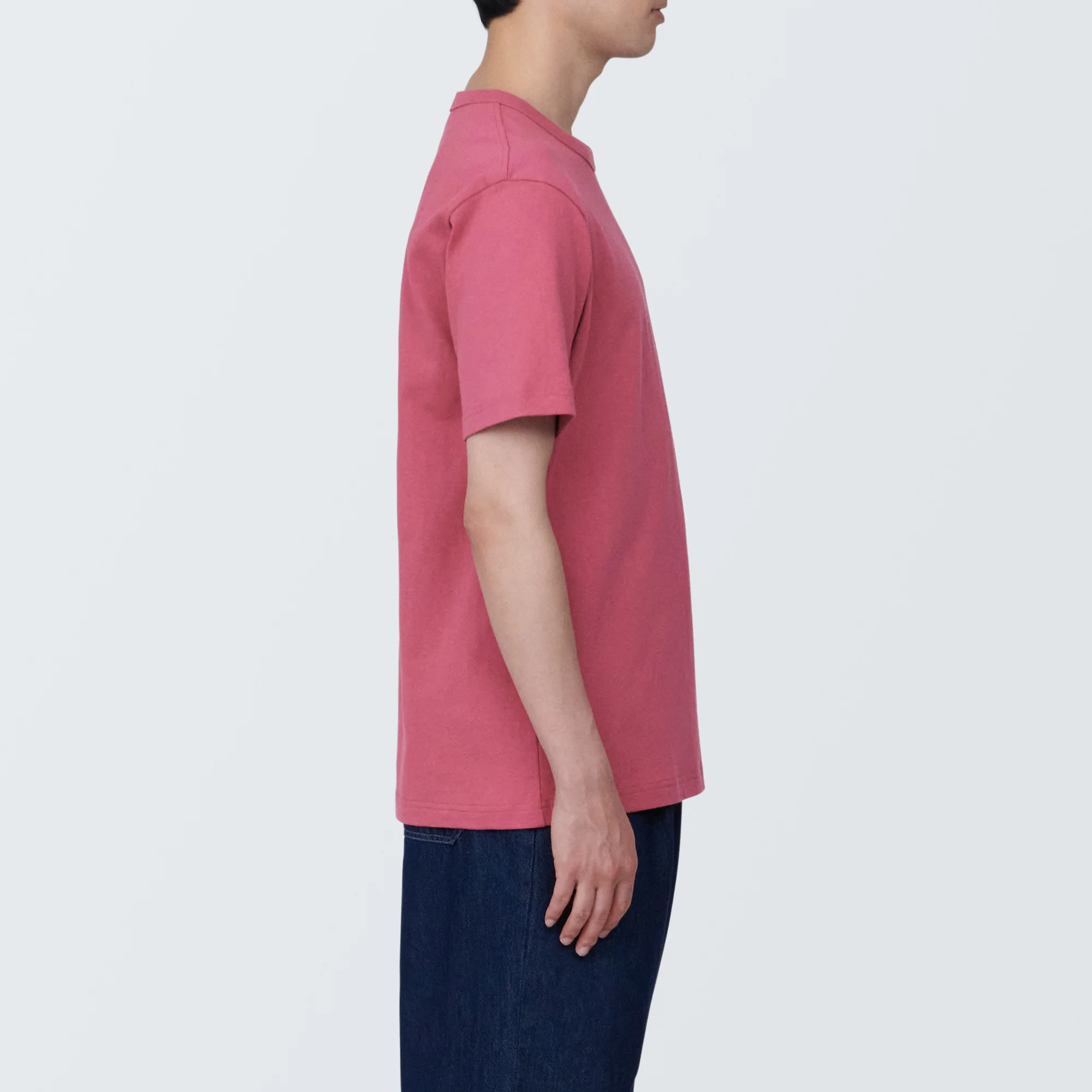 Men's Washed Heavy Weight Crew Neck Short Sleeve T-Shirt - Image 47