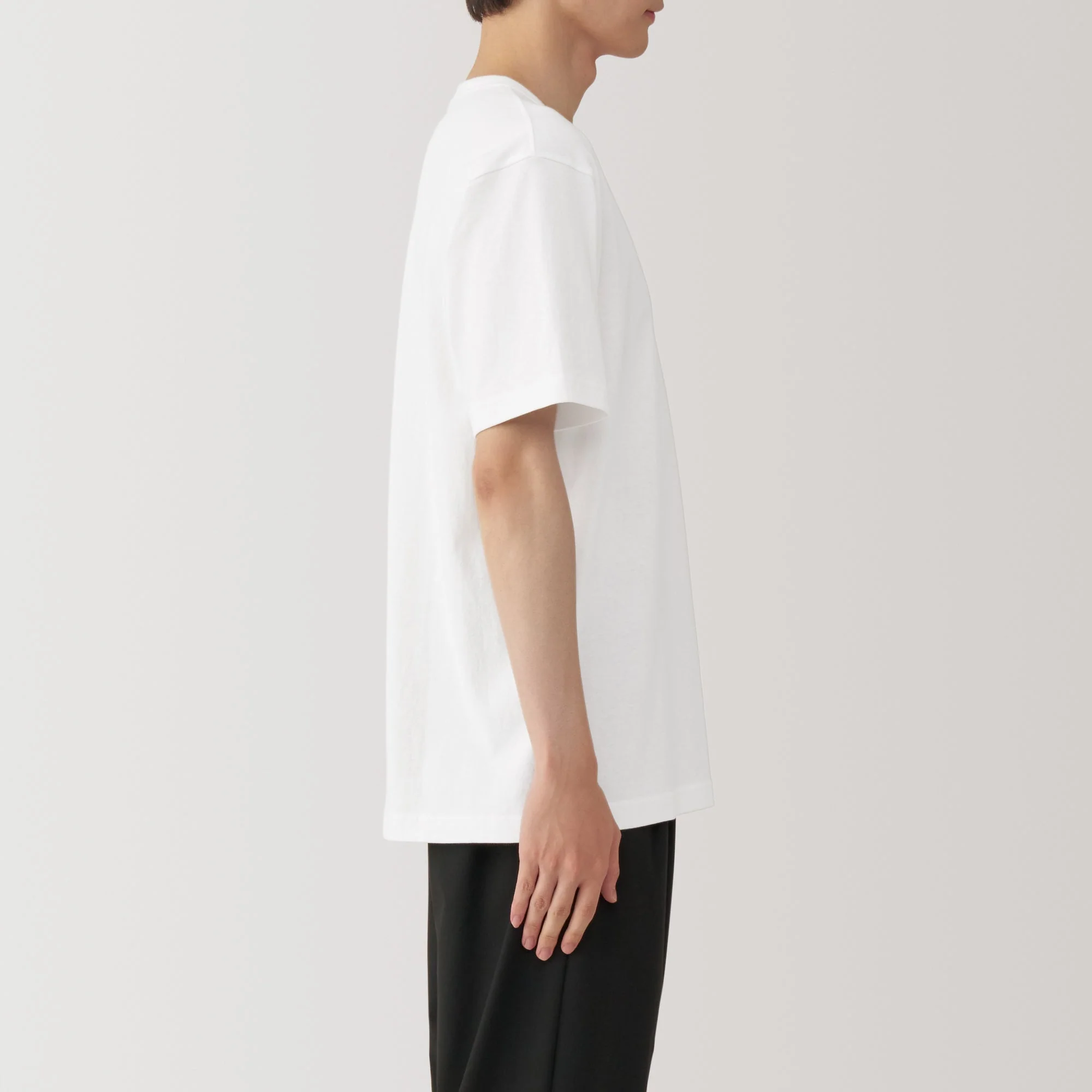Men's Washed Heavyweight Crewneck T-Shirt - Image 12