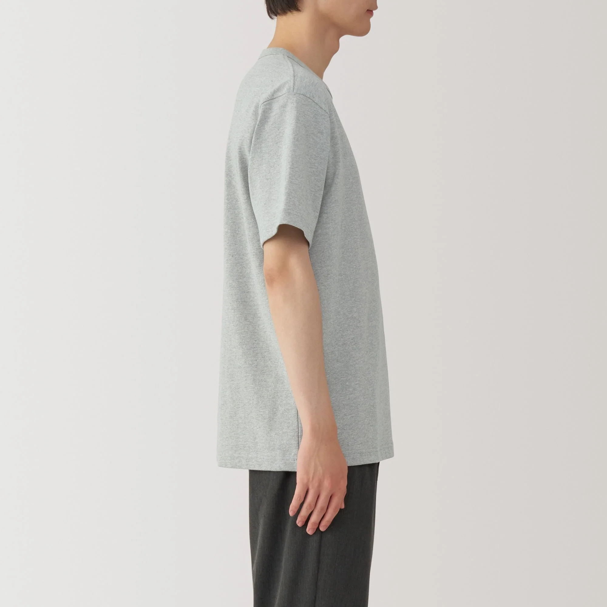 Men's Washed Heavyweight Crewneck T-Shirt - Image 40