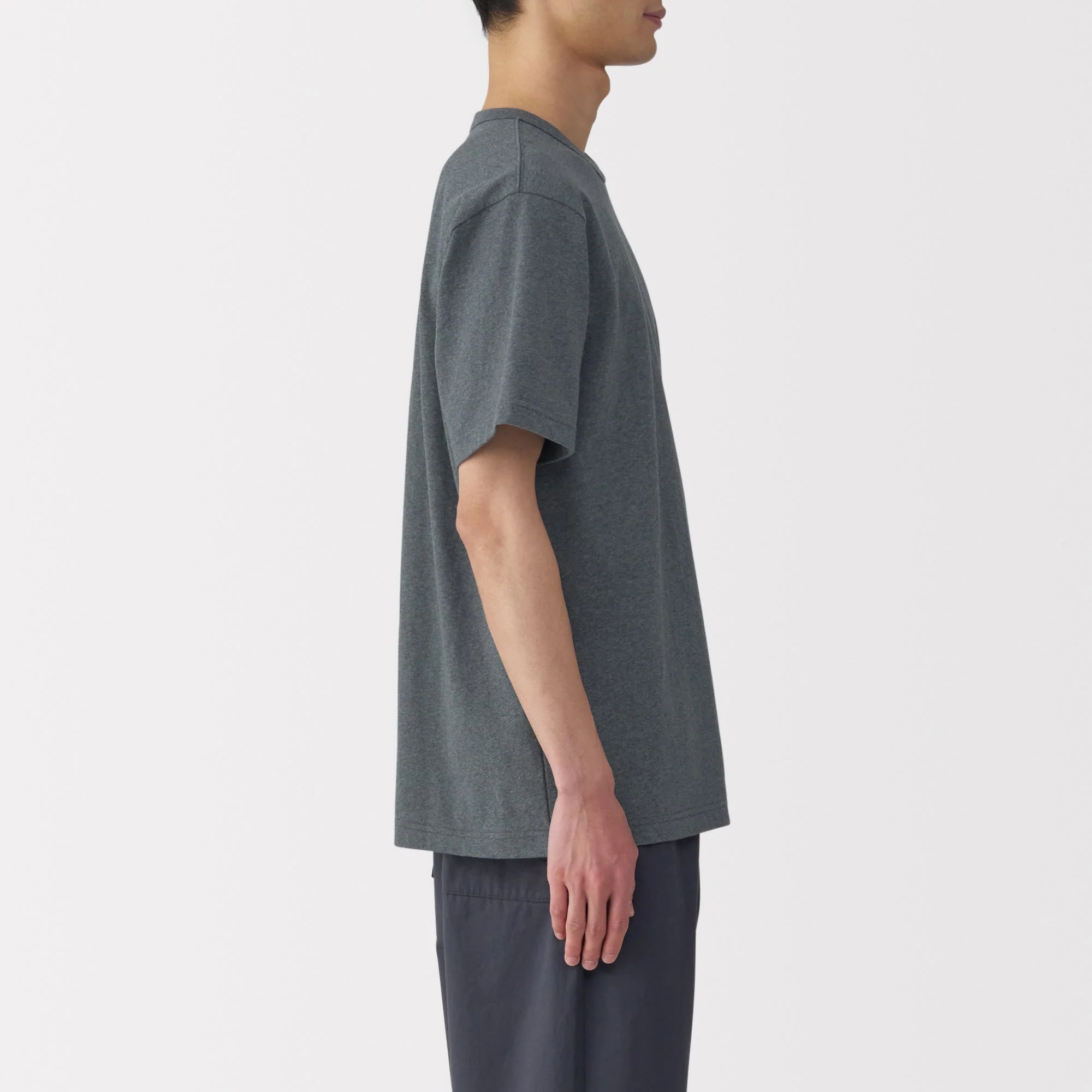 Men's Washed Heavyweight Crewneck T-Shirt - Image 5