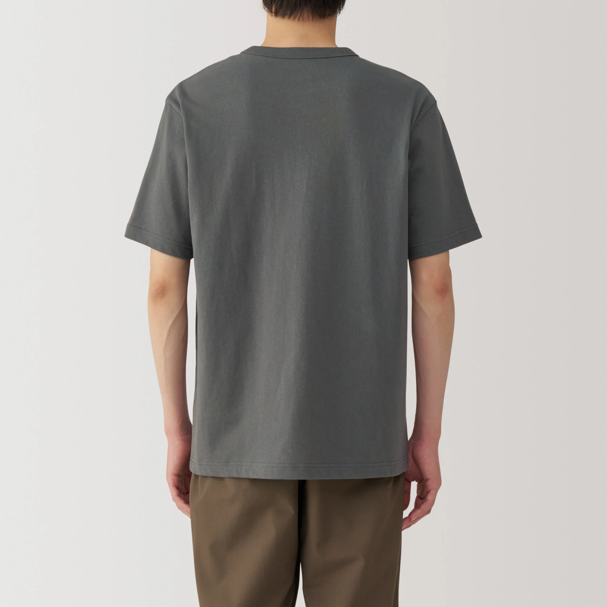 Men's Washed Heavyweight Crewneck T-Shirt - Image 27