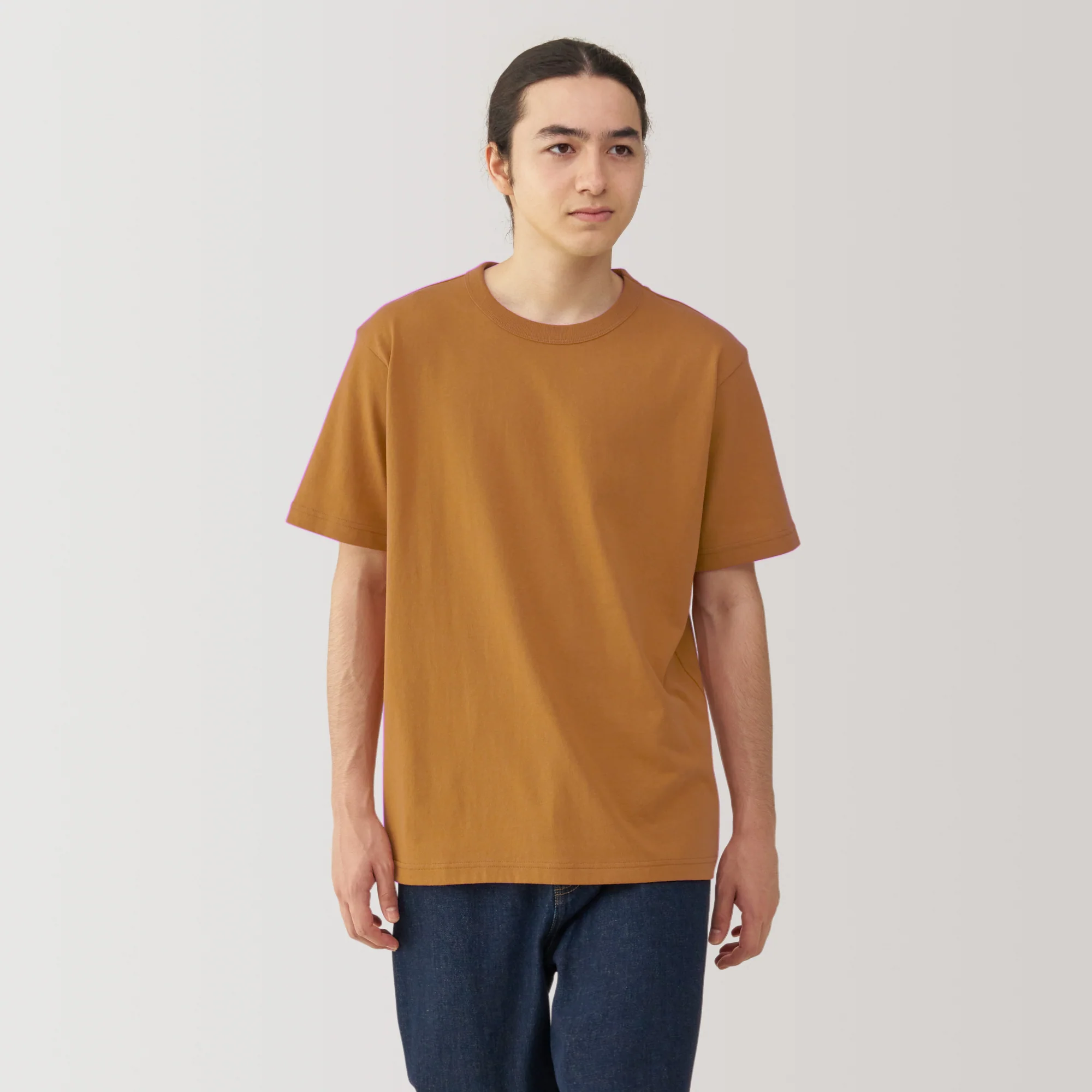 Men's Washed Heavyweight Crewneck T-Shirt - Image 38