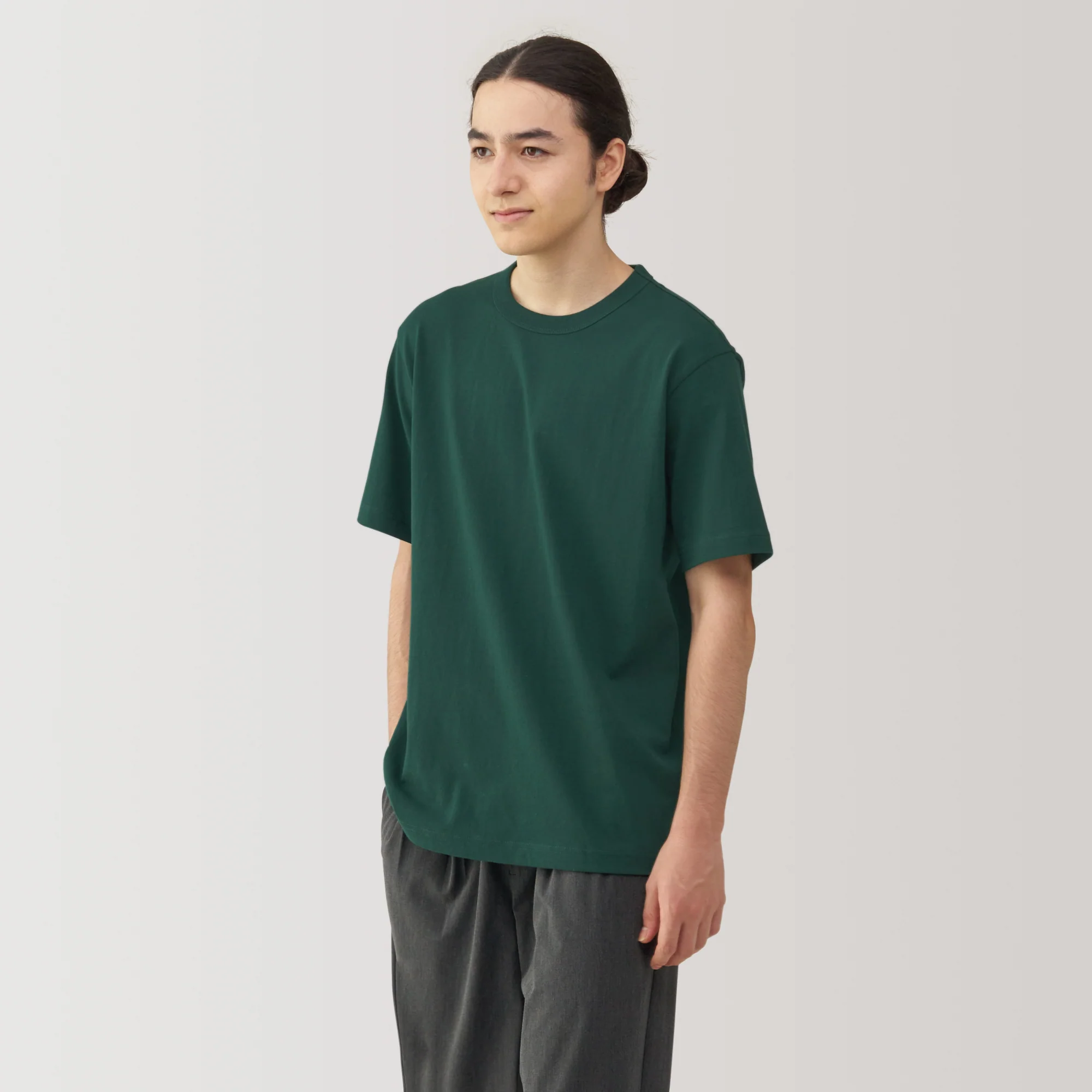 Men's Washed Heavyweight Crewneck T-Shirt - Image 45
