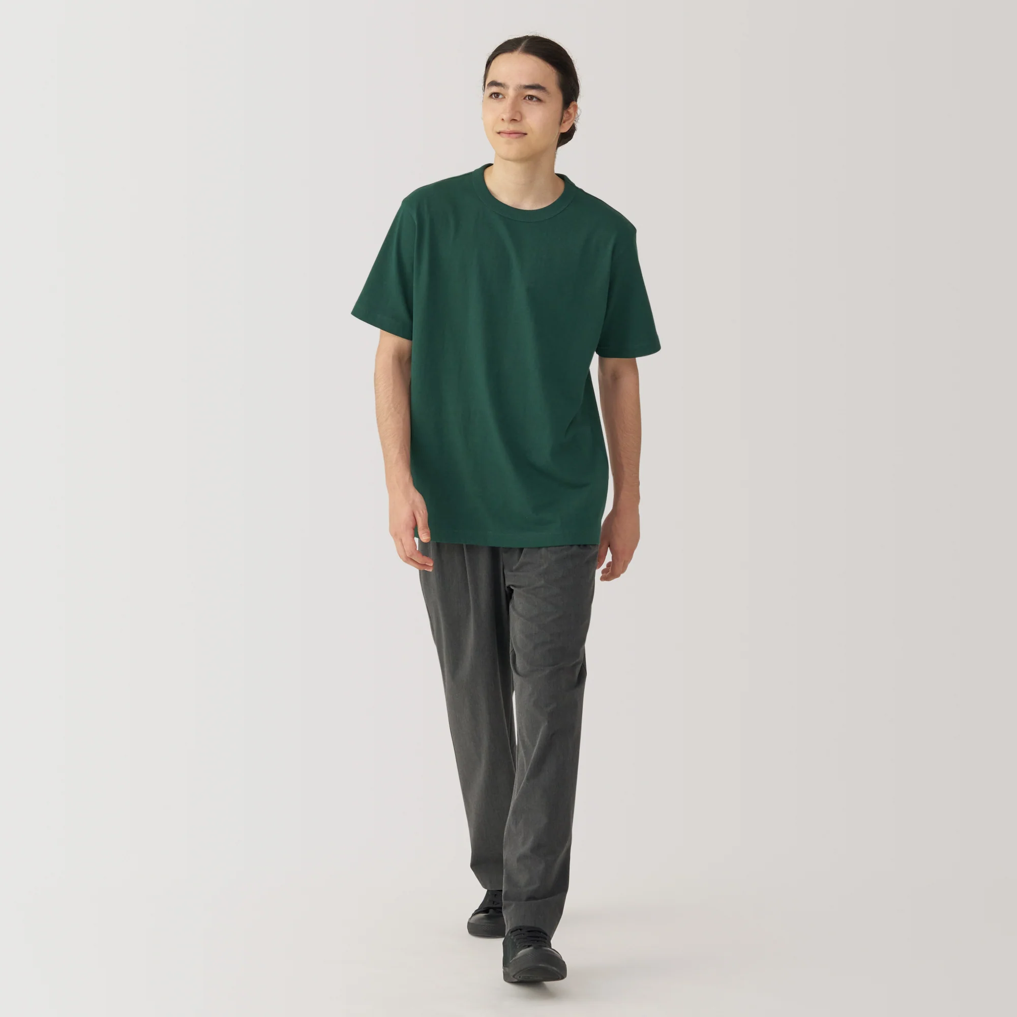 Men's Washed Heavyweight Crewneck T-Shirt - Image 46