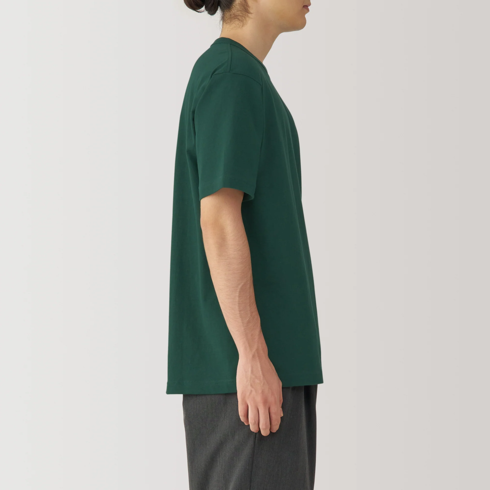 Men's Washed Heavyweight Crewneck T-Shirt - Image 47