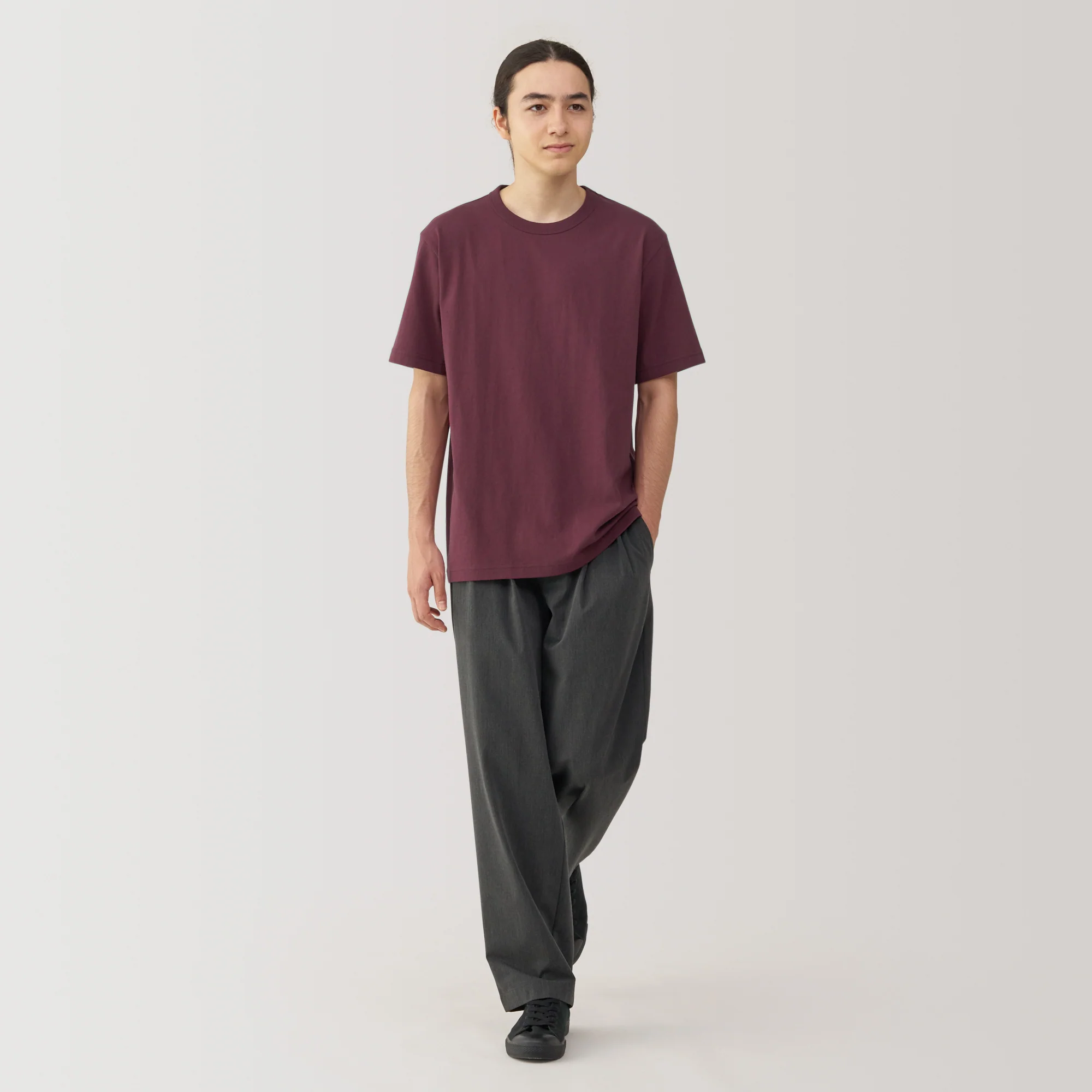 Men's Washed Heavyweight Crewneck T-Shirt - Image 53