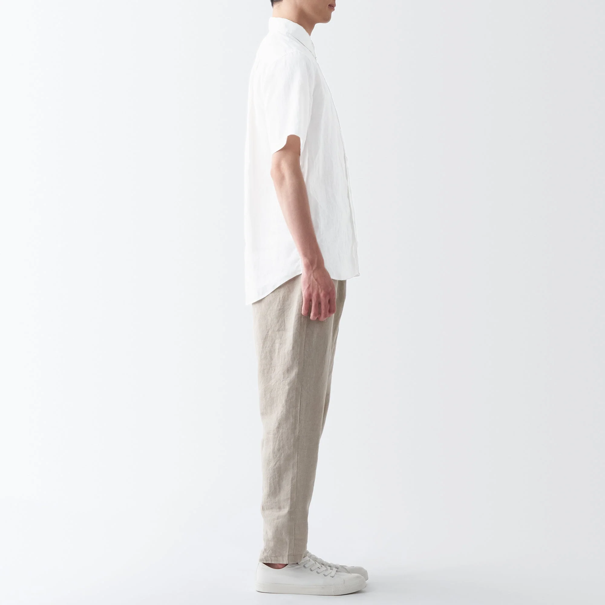 Men's Washed Hemp Short Sleeve Shirt - Image 12