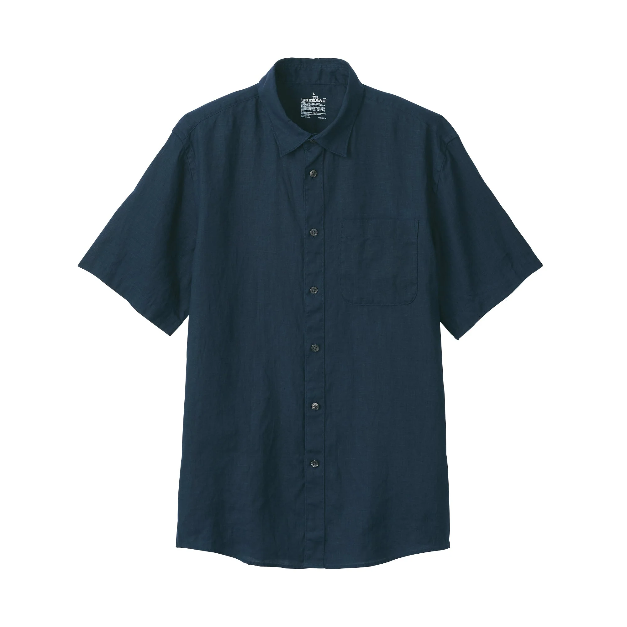 Men's Washed Hemp Short Sleeve Shirt - Image 2