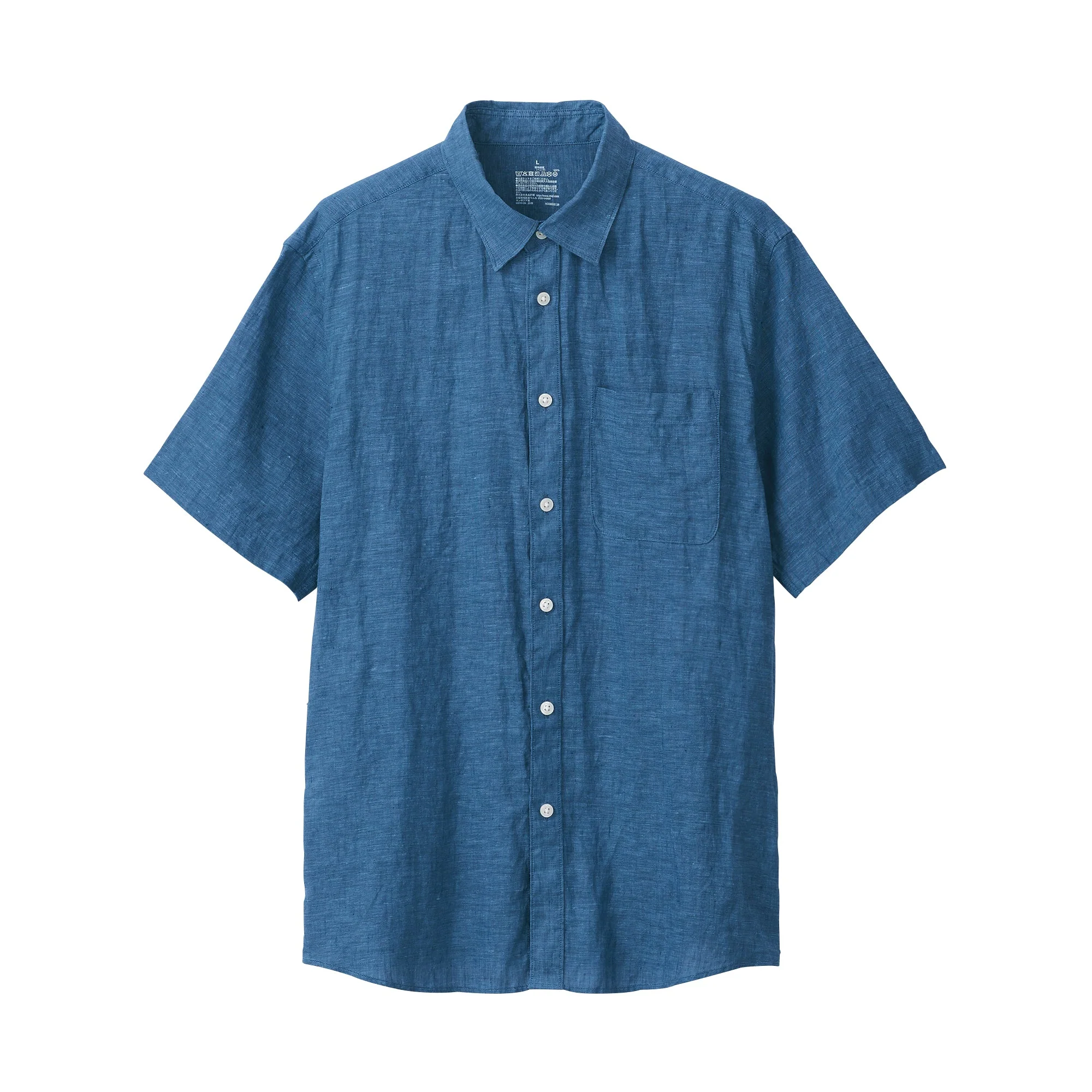 Men's Washed Hemp Short Sleeve Shirt - Image 25