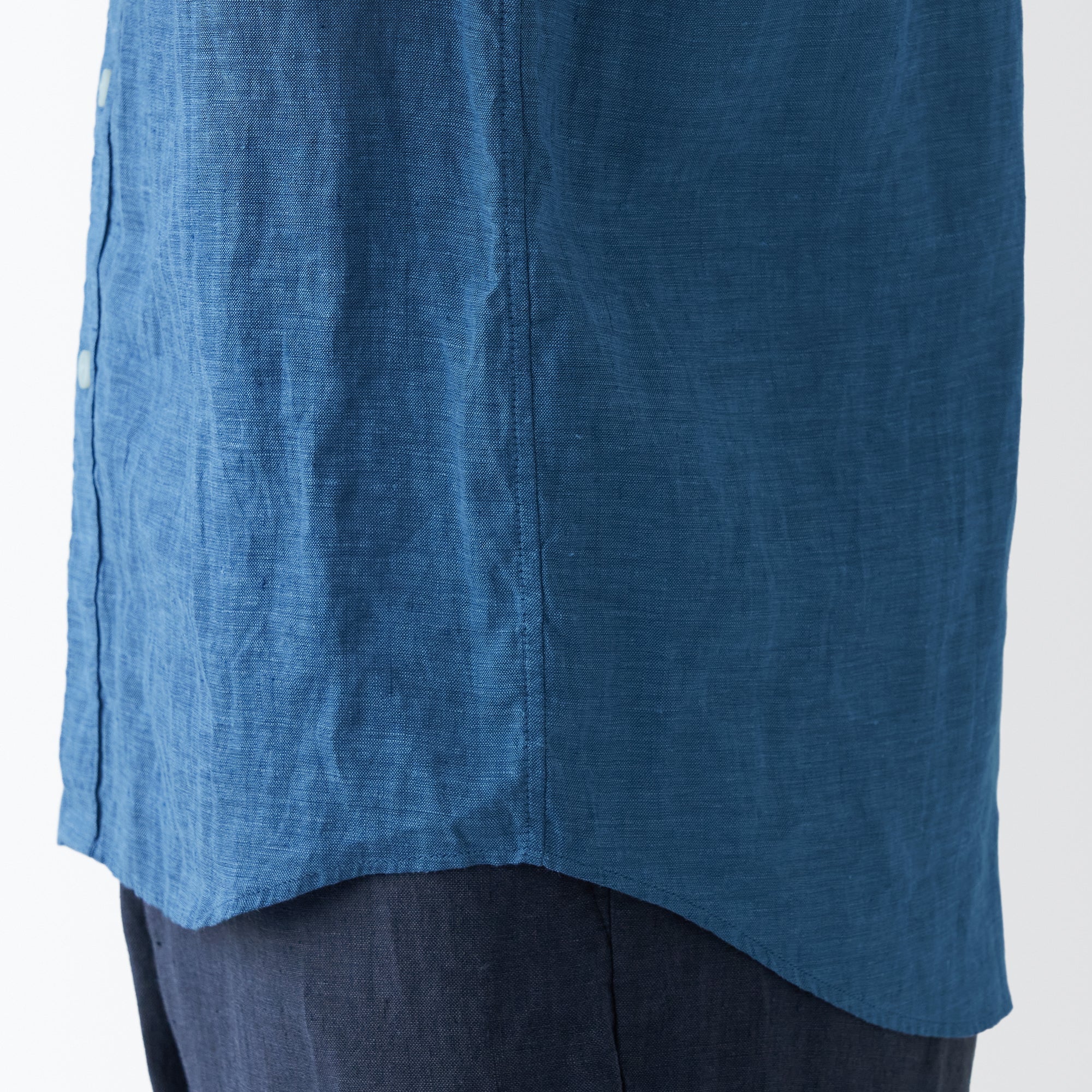 Men's Washed Hemp Short Sleeve Shirt - Image 31