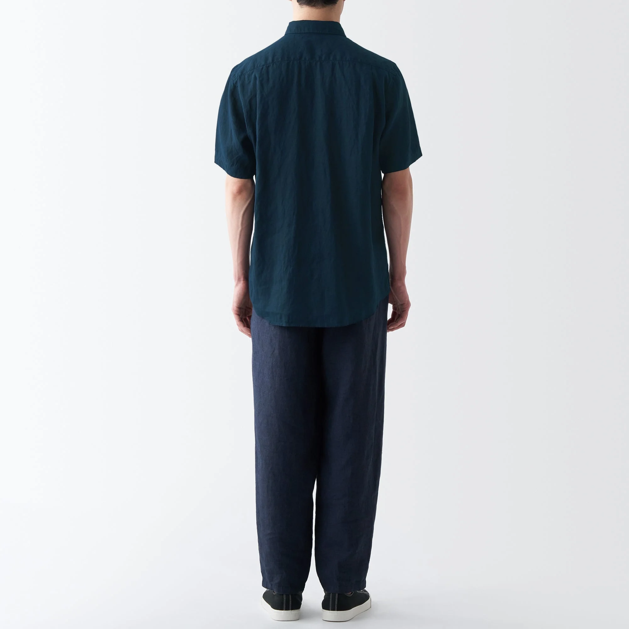 Men's Washed Hemp Short Sleeve Shirt - Image 5