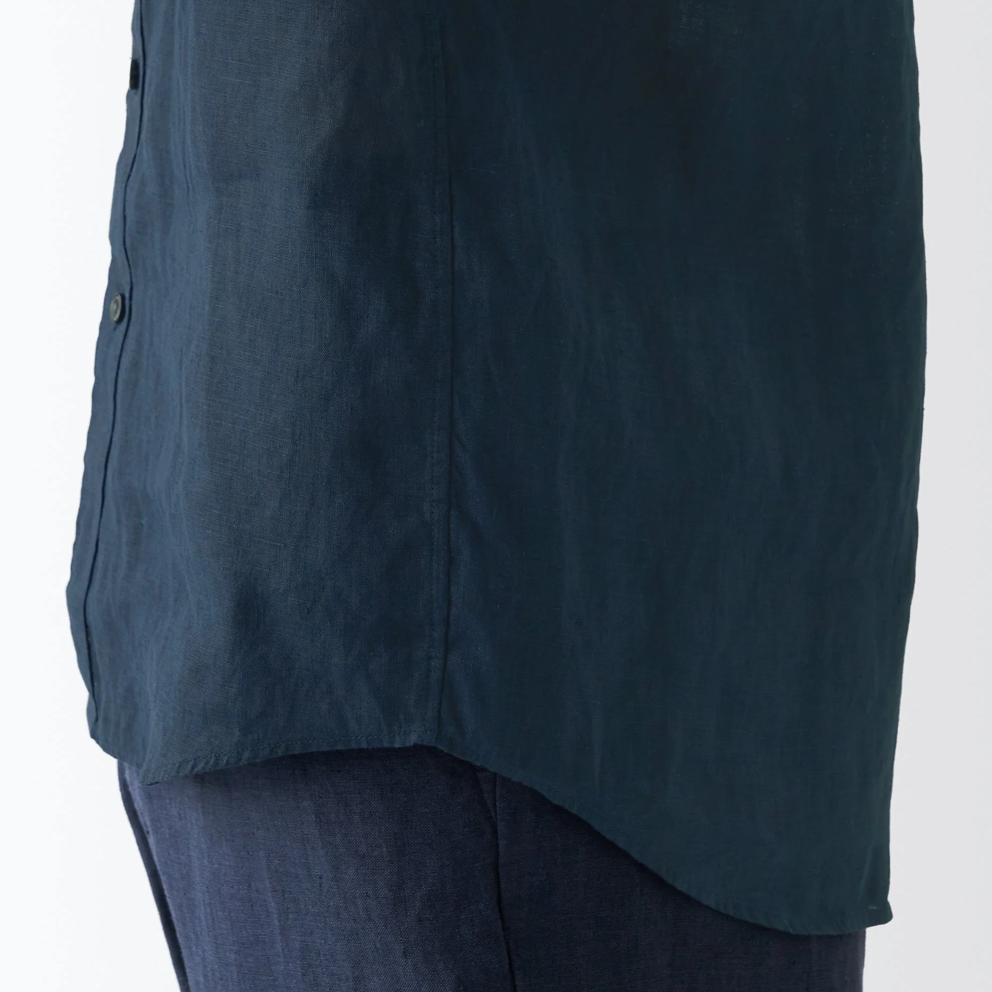 Men's Washed Hemp Short Sleeve Shirt - Image 7