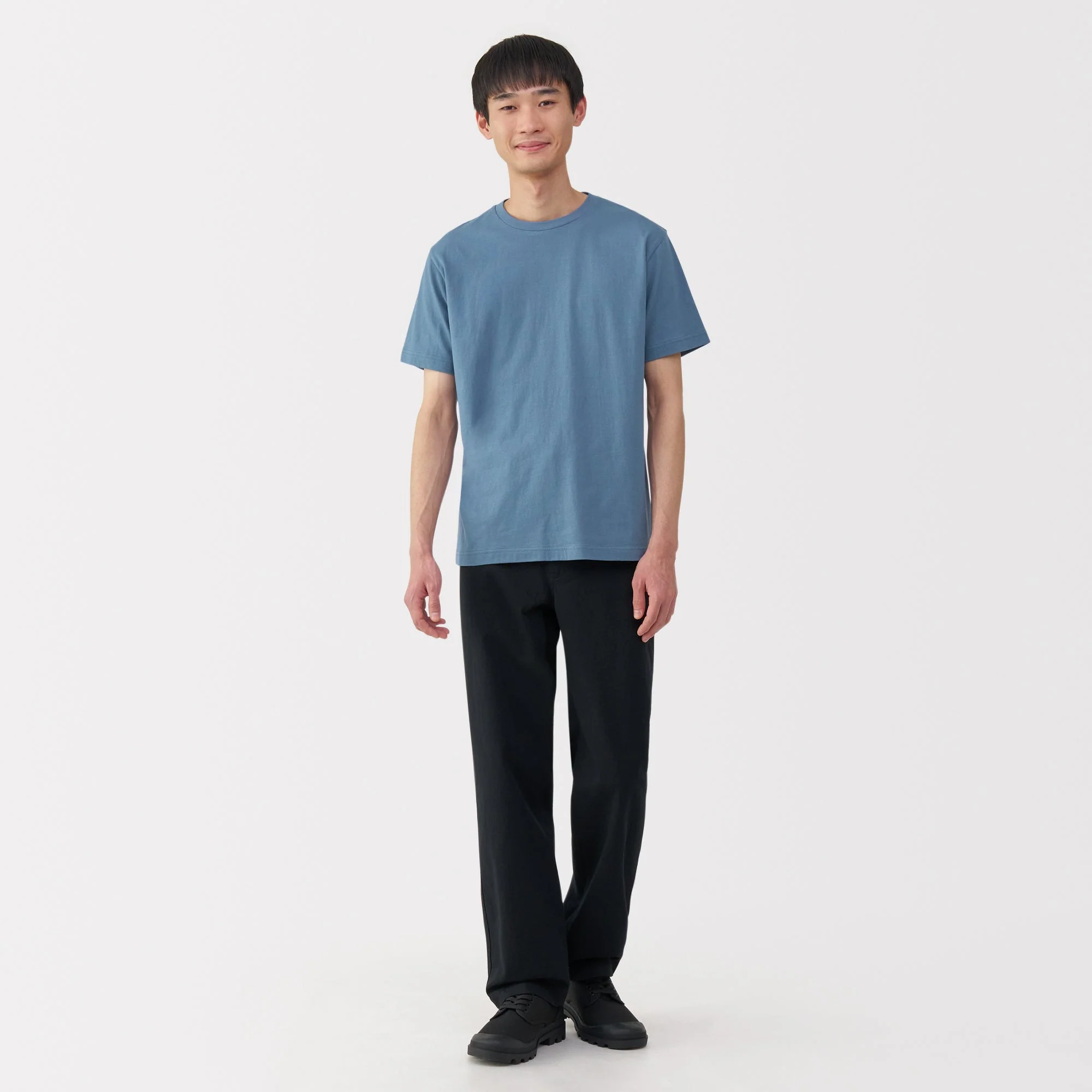 Men's Washed Jersey Crew Neck Short Sleeve T-Shirt - Image 18