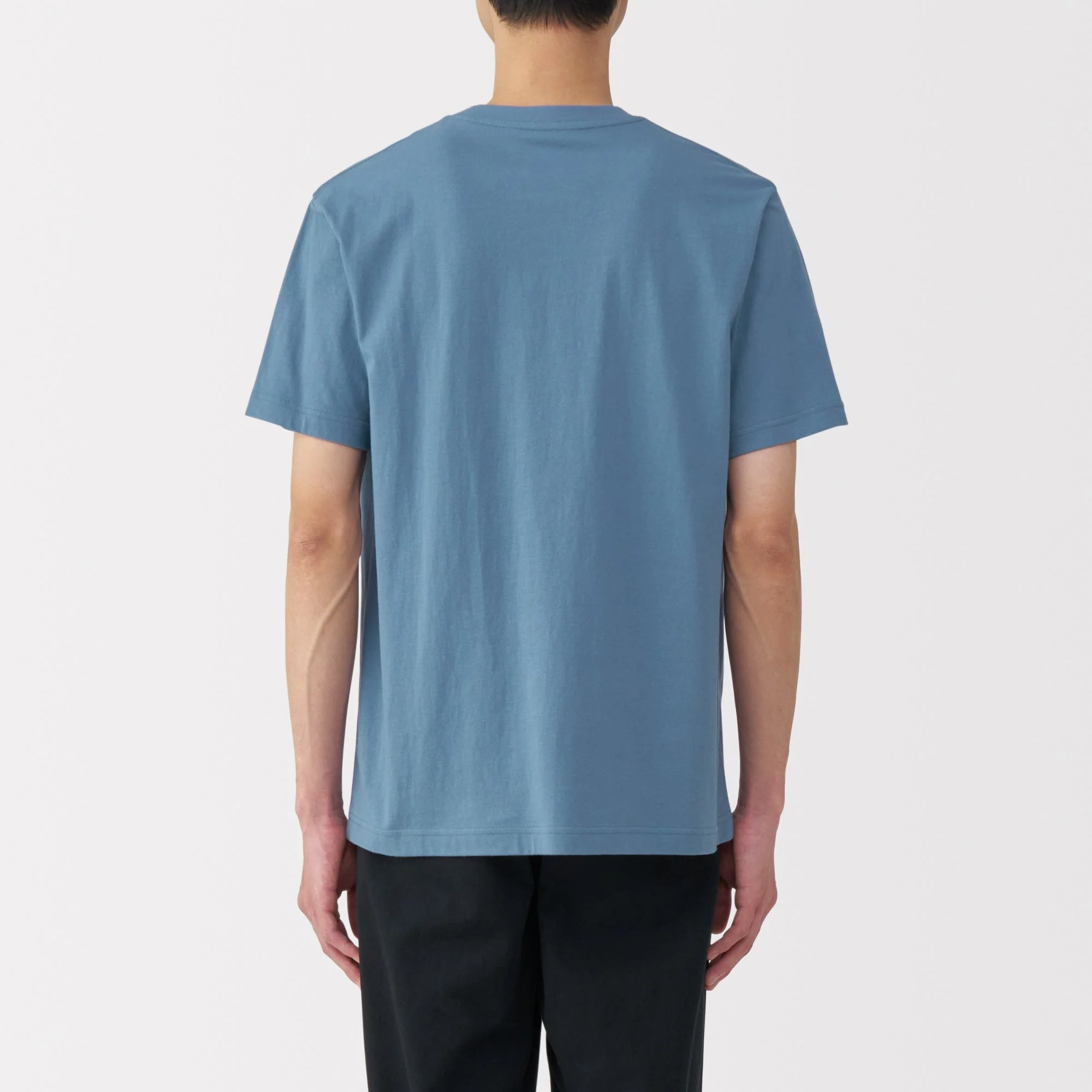 Men's Washed Jersey Crew Neck Short Sleeve T-Shirt - Image 20