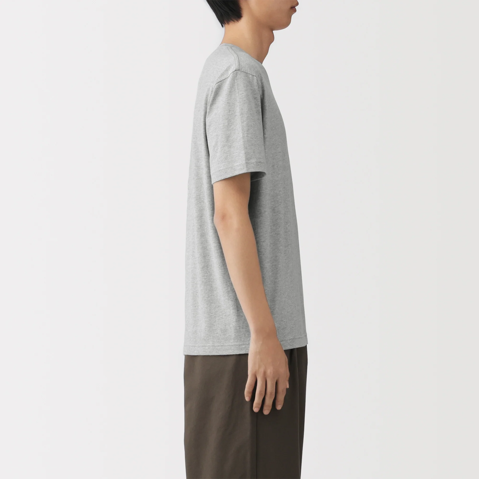 Men's Washed Jersey Crew Neck Short Sleeve T-Shirt - Image 26
