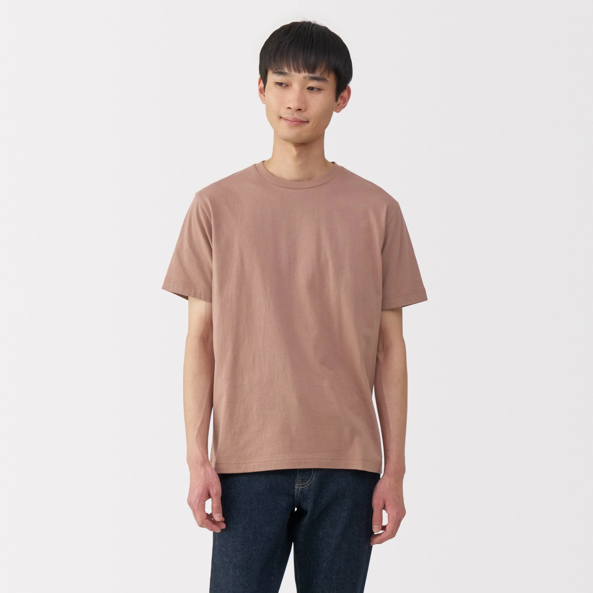 Men's Washed Jersey Crew Neck Short Sleeve T-Shirt - Image 3