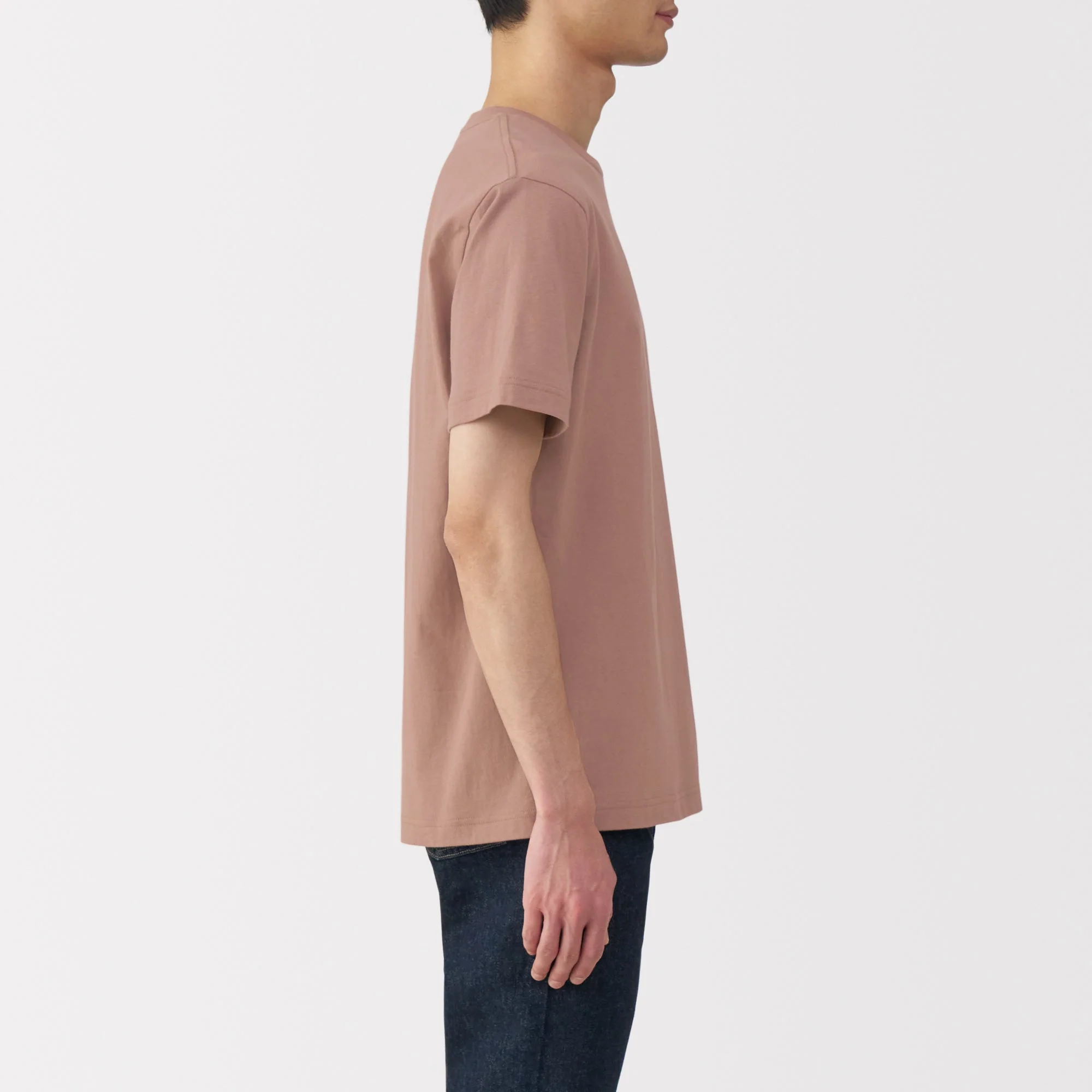 Men's Washed Jersey Crew Neck Short Sleeve T-Shirt - Image 5