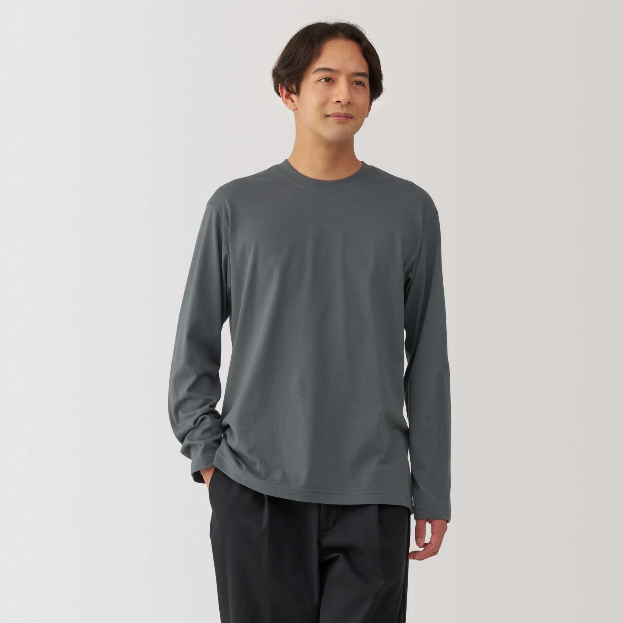 Men's Washed Jersey Crewneck T-Shirt - Image 17
