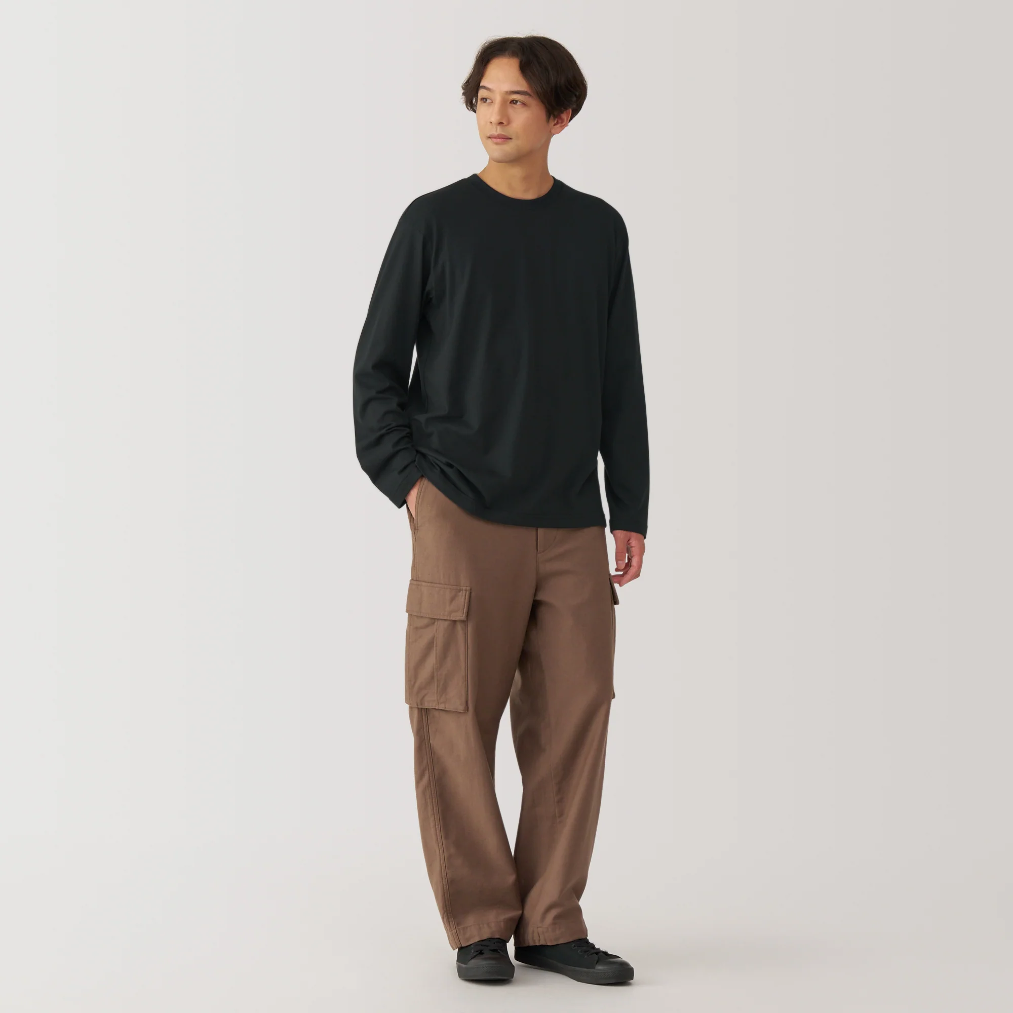 Men's Washed Jersey Crewneck T-Shirt - Image 25