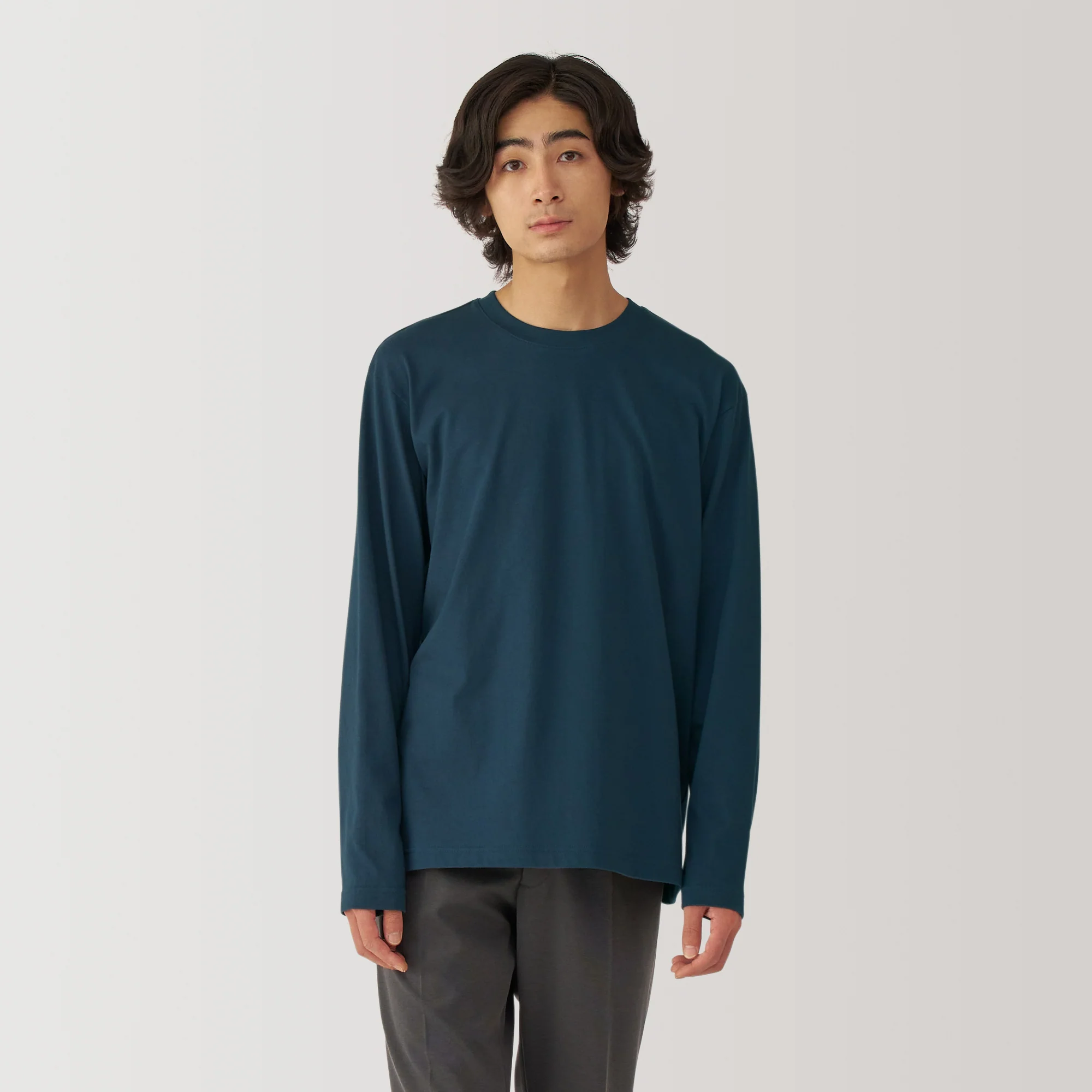 Men's Washed Jersey Crewneck T-Shirt - Image 31