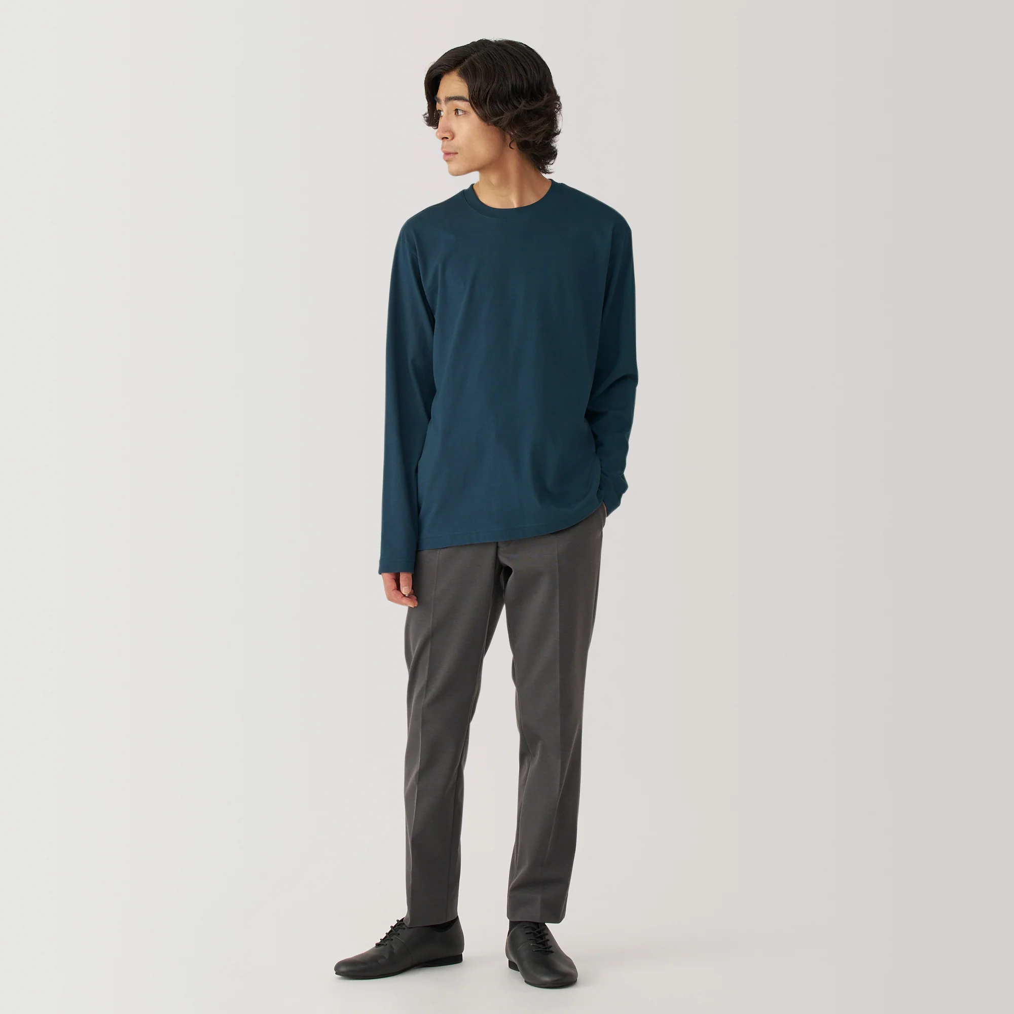 Men's Washed Jersey Crewneck T-Shirt - Image 32