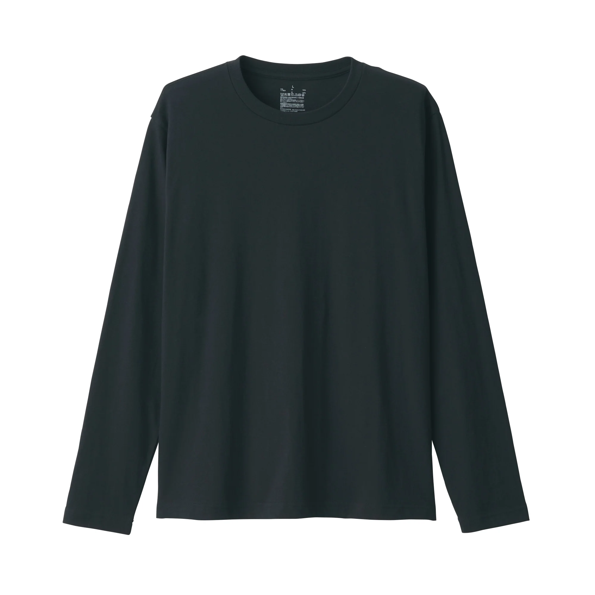 Men's Washed Jersey Long Sleeves Crew Neck T-Shirt - Image 25