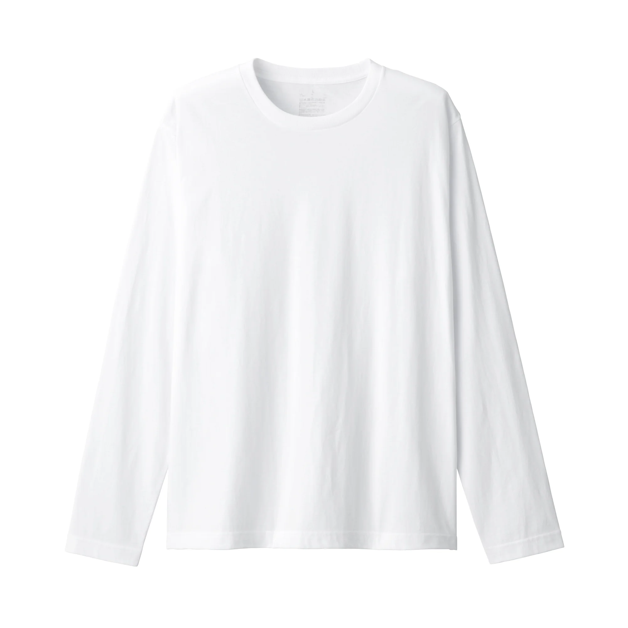 Men's Washed Jersey Long Sleeves Crew Neck T-Shirt - Image 9