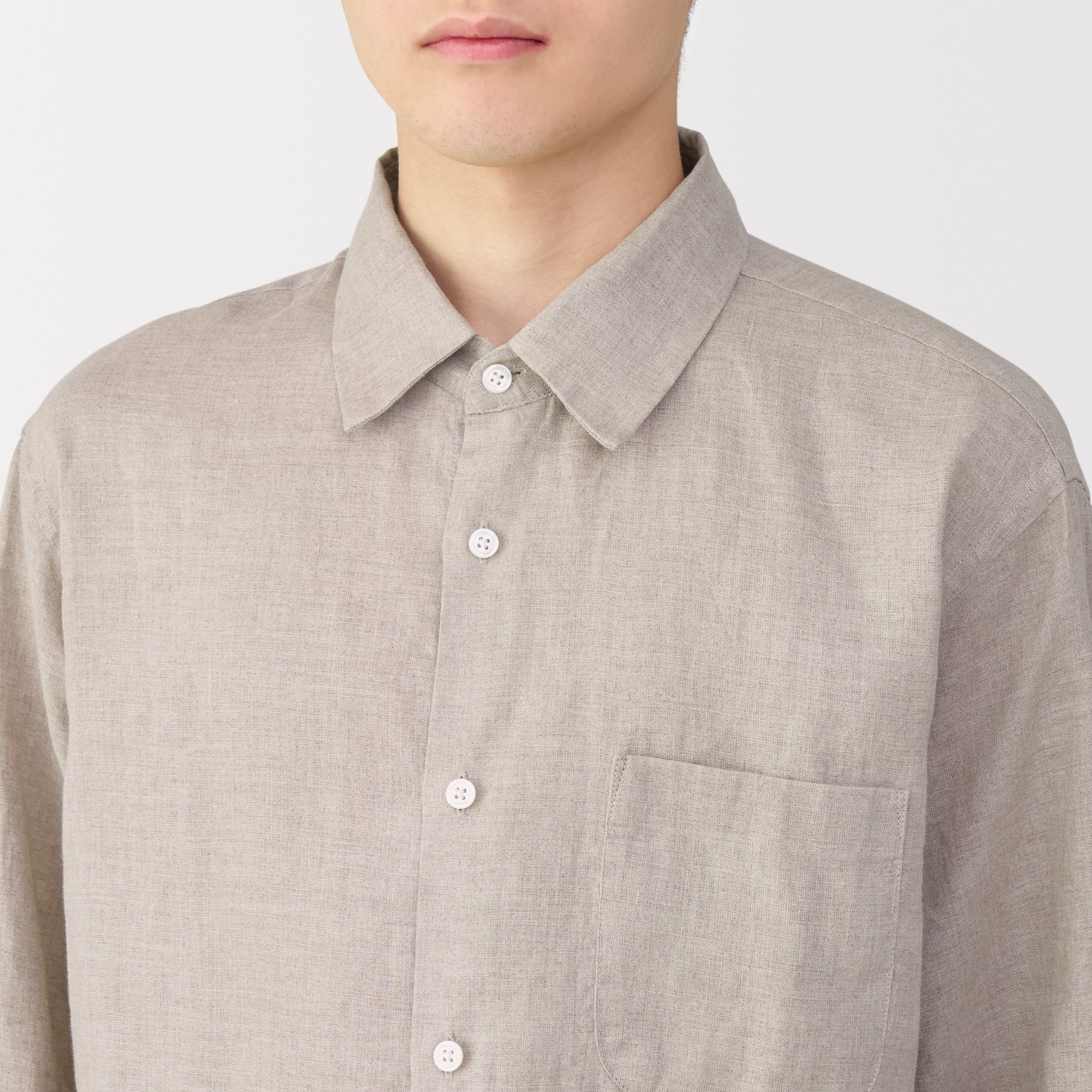 Men's Washed Linen Shirt - Image 15