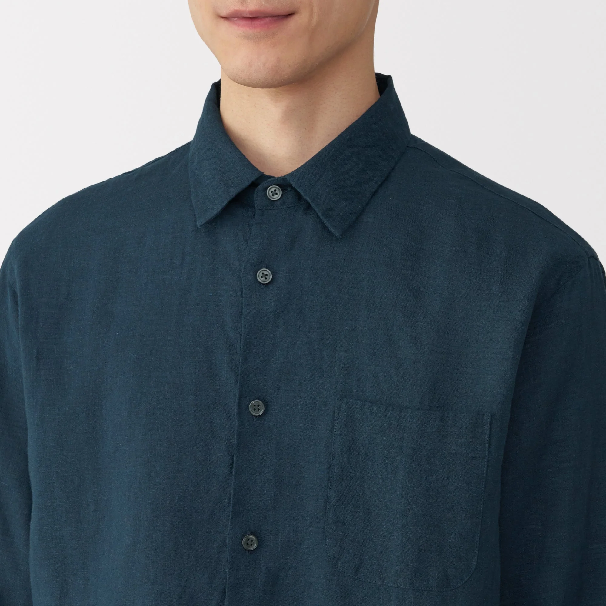 Men's Washed Linen Shirt - Image 31