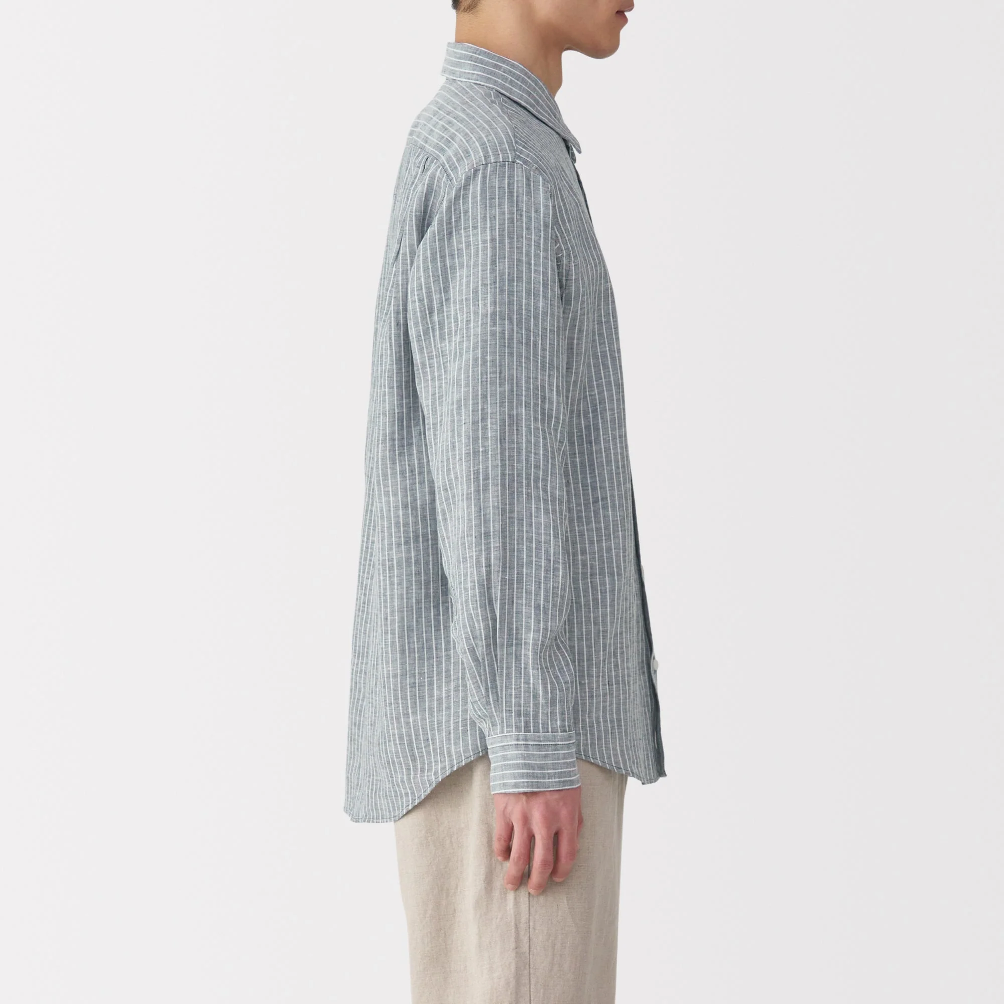 Men's Washed Linen Shirt - Image 38