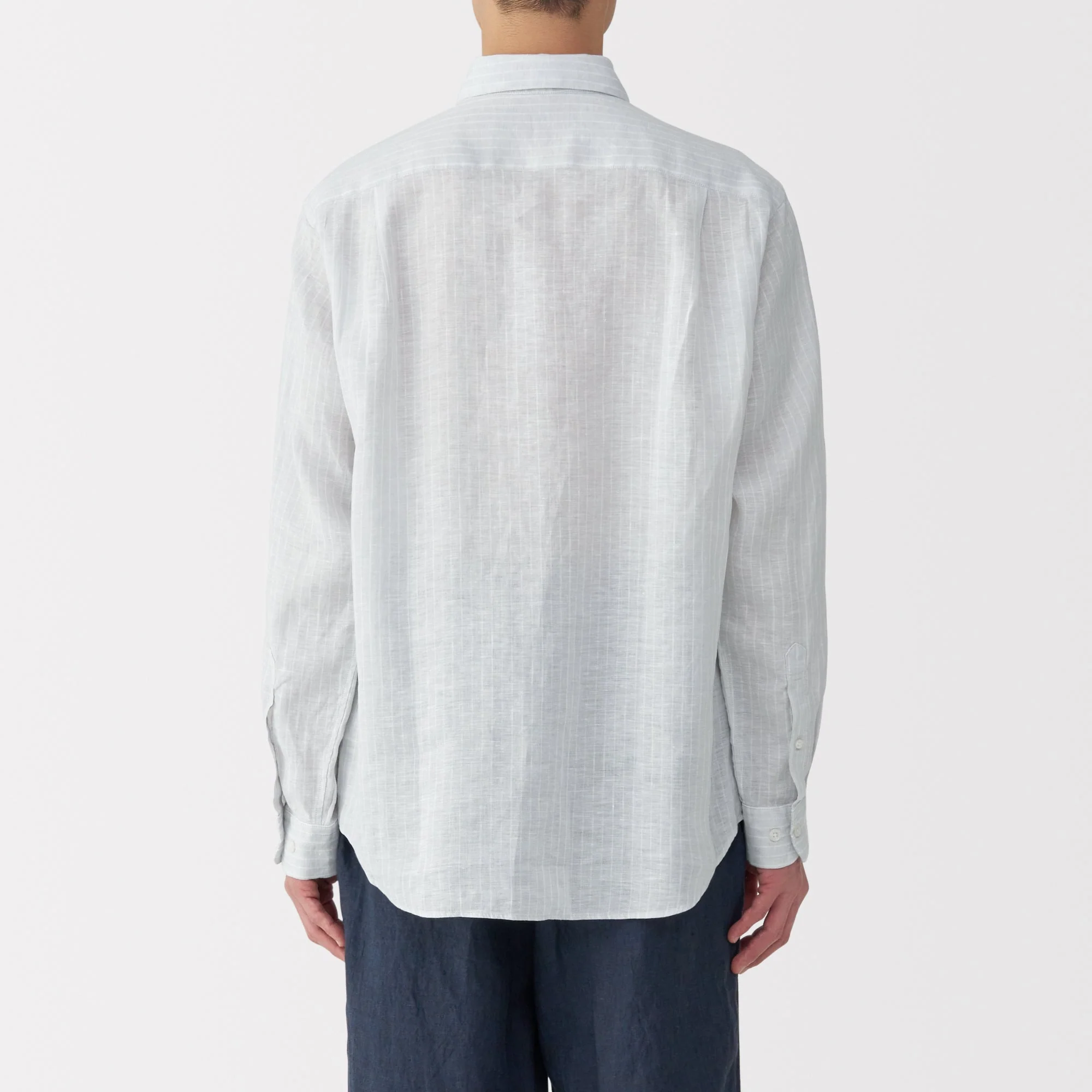 Men's Washed Linen Shirt - Image 47