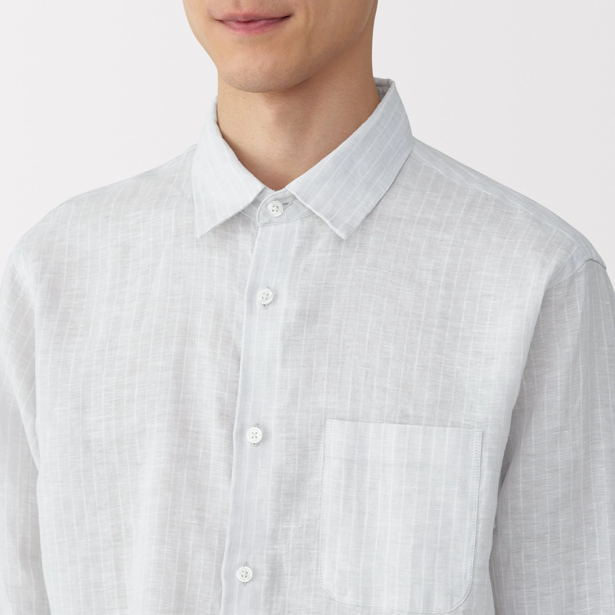 Men's Washed Linen Shirt - Image 48