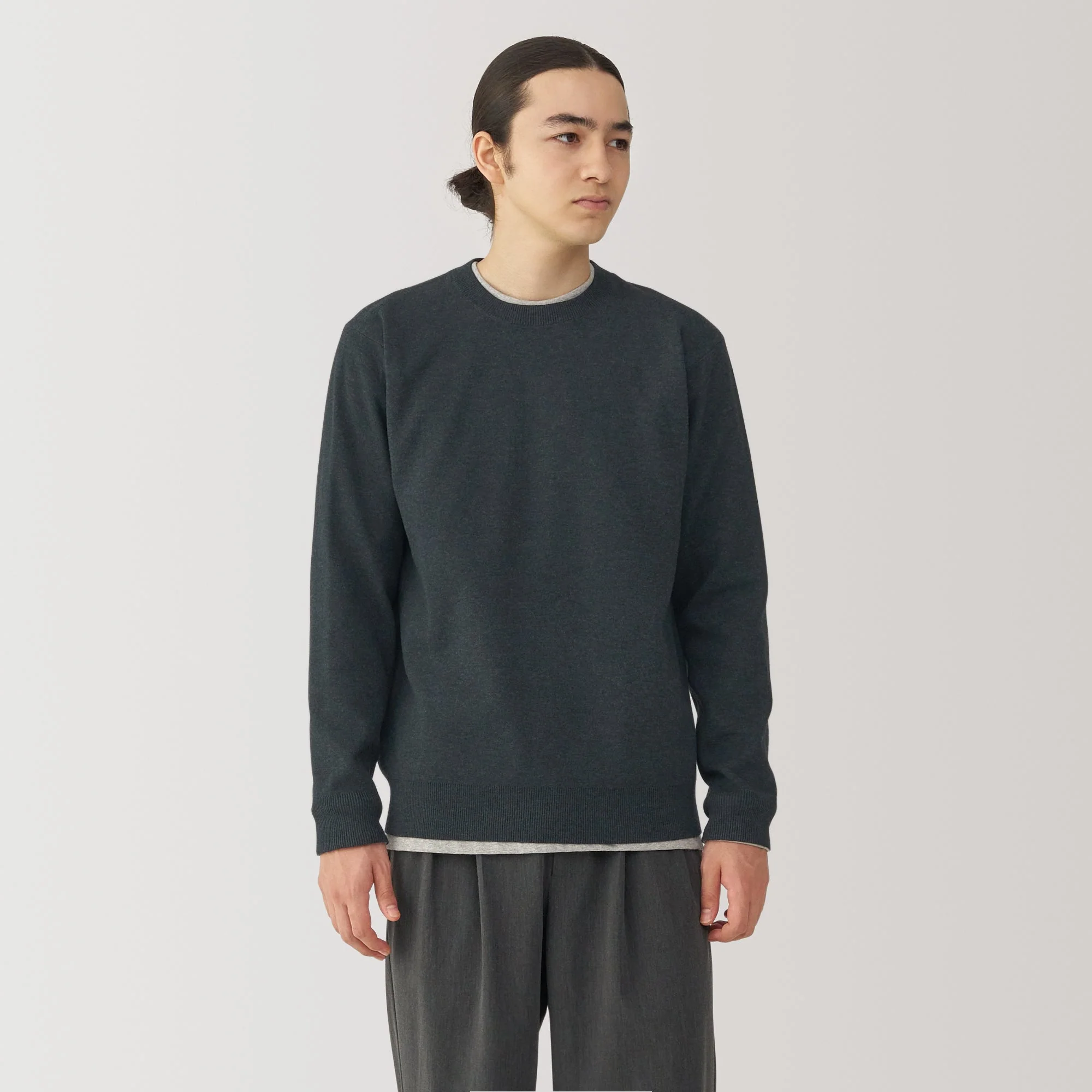 Men's Washed Milano Ribbed Crewneck Sweater - Image 17
