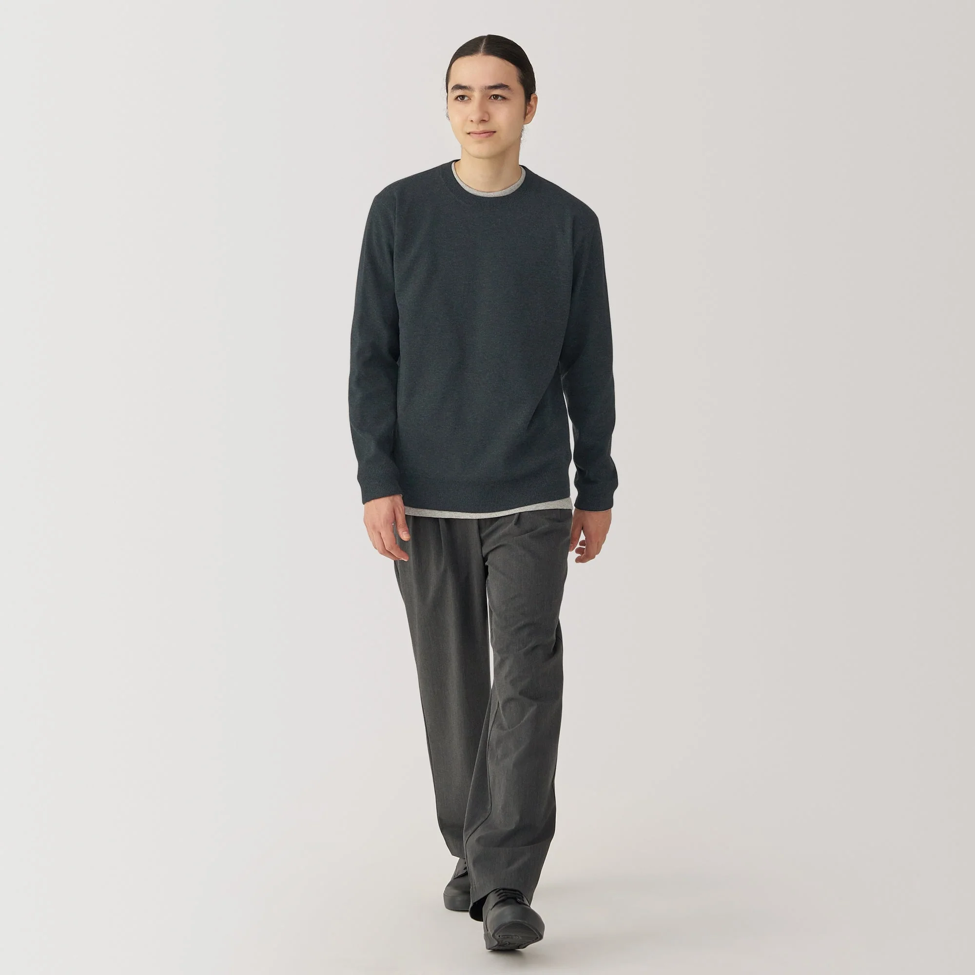 Men's Washed Milano Ribbed Crewneck Sweater - Image 18