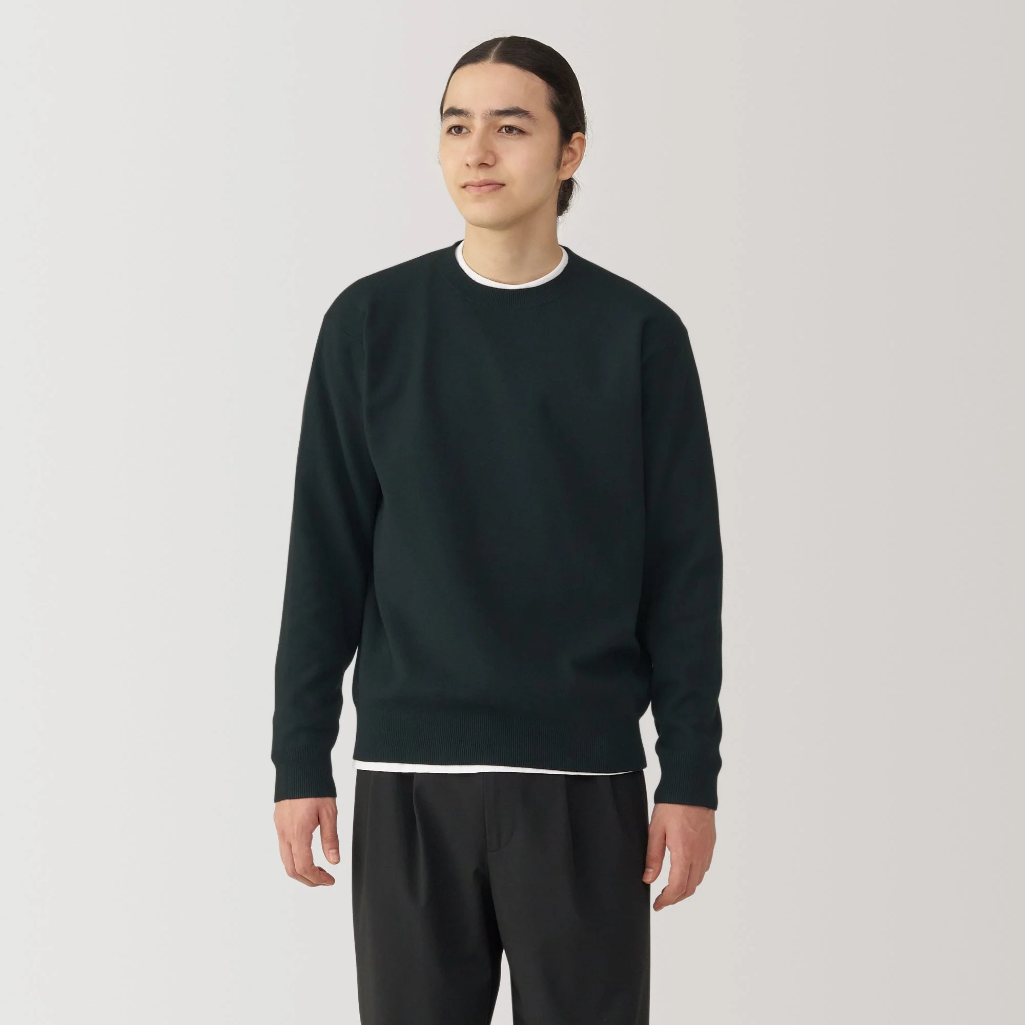 Men's Washed Milano Ribbed Crewneck Sweater - Image 24