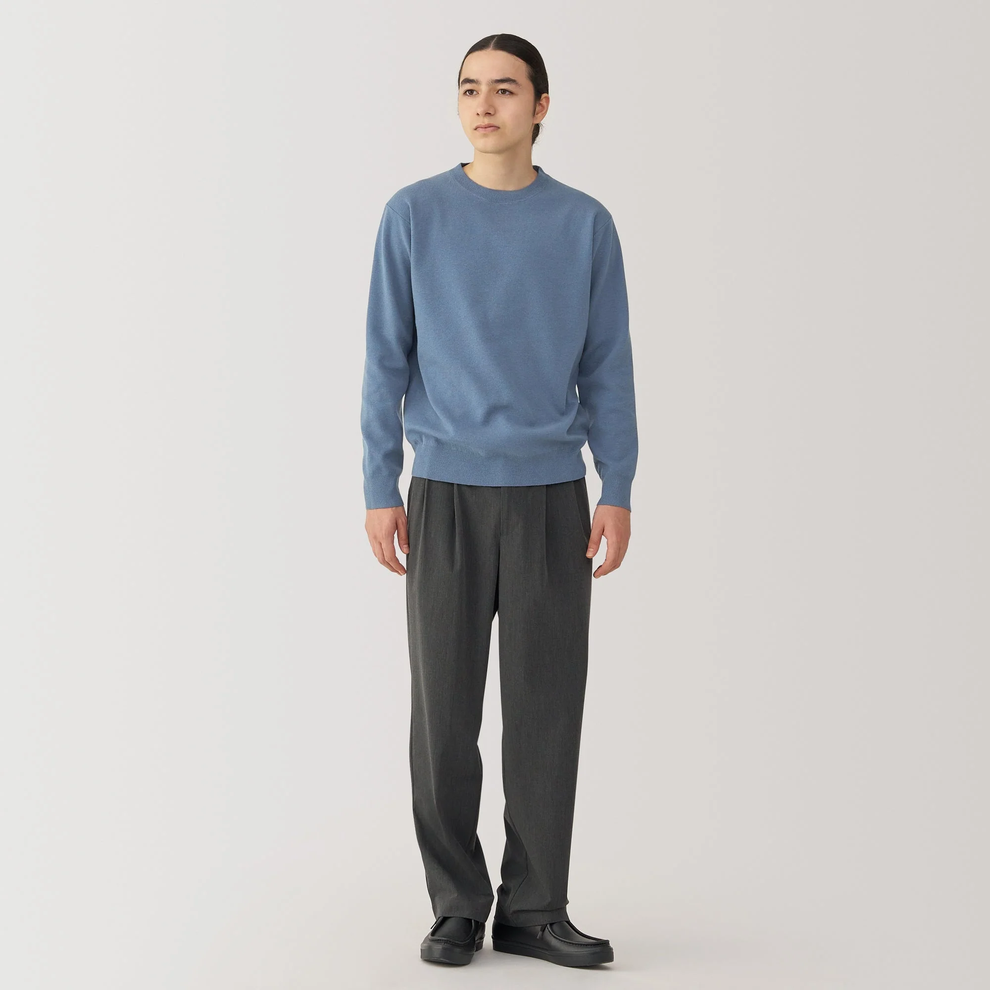 Men's Washed Milano Ribbed Crewneck Sweater - Image 32