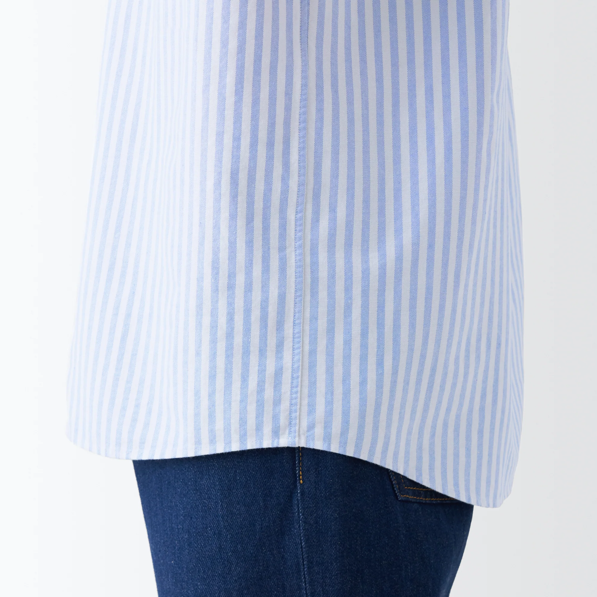 Men's Washed Oxford Button Down  Patterned Short Sleeve Shirt - Image 17