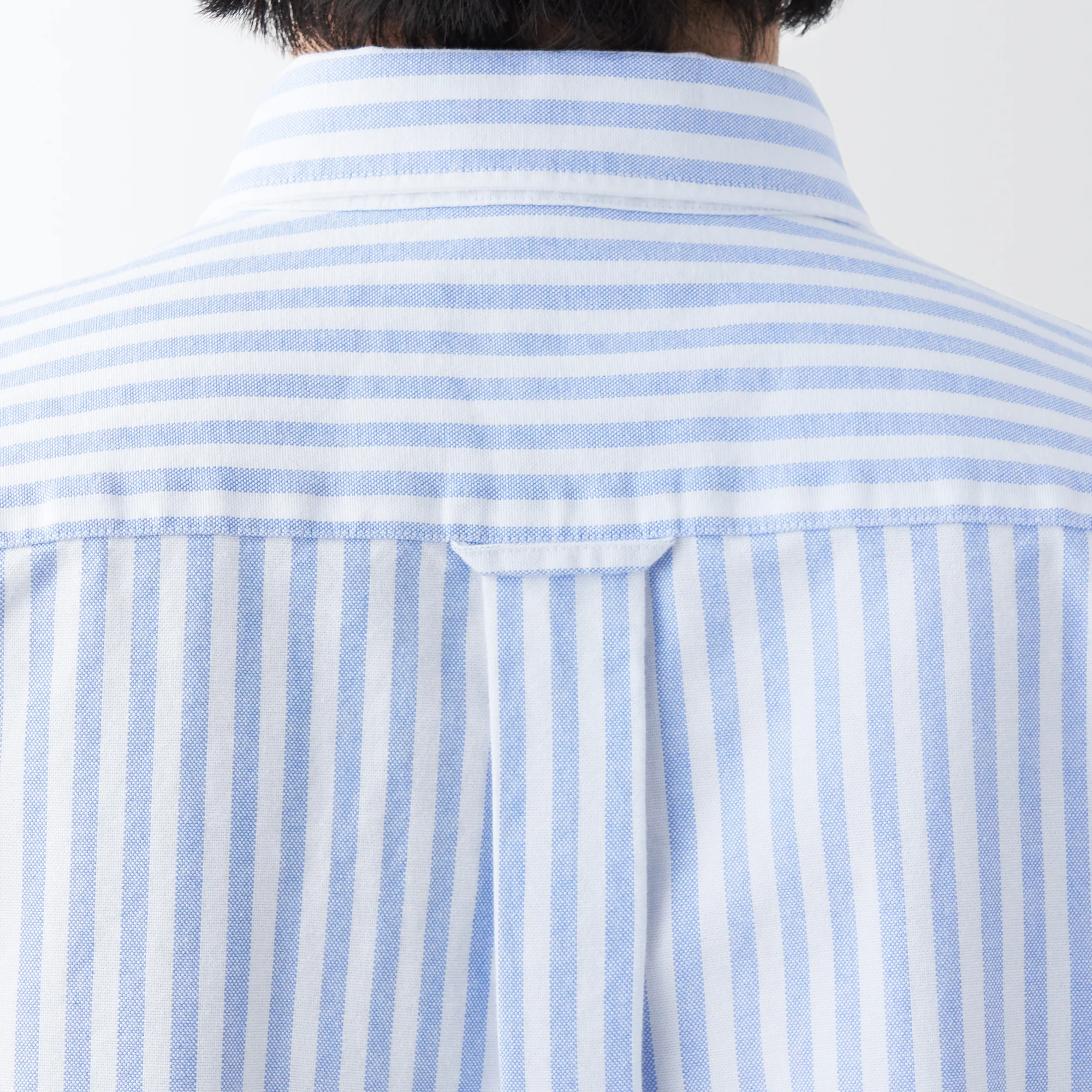 Men's Washed Oxford Button Down  Patterned Short Sleeve Shirt - Image 18