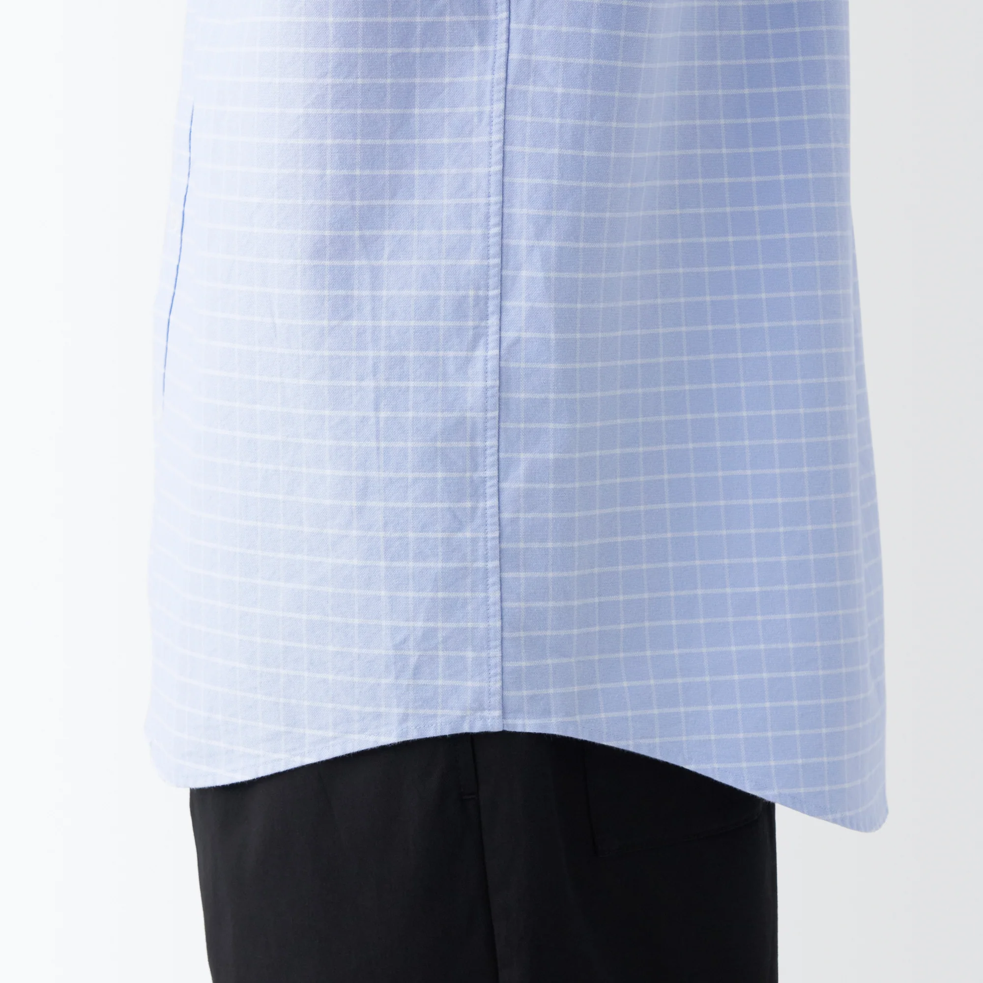 Men's Washed Oxford Button Down  Patterned Short Sleeve Shirt - Image 35