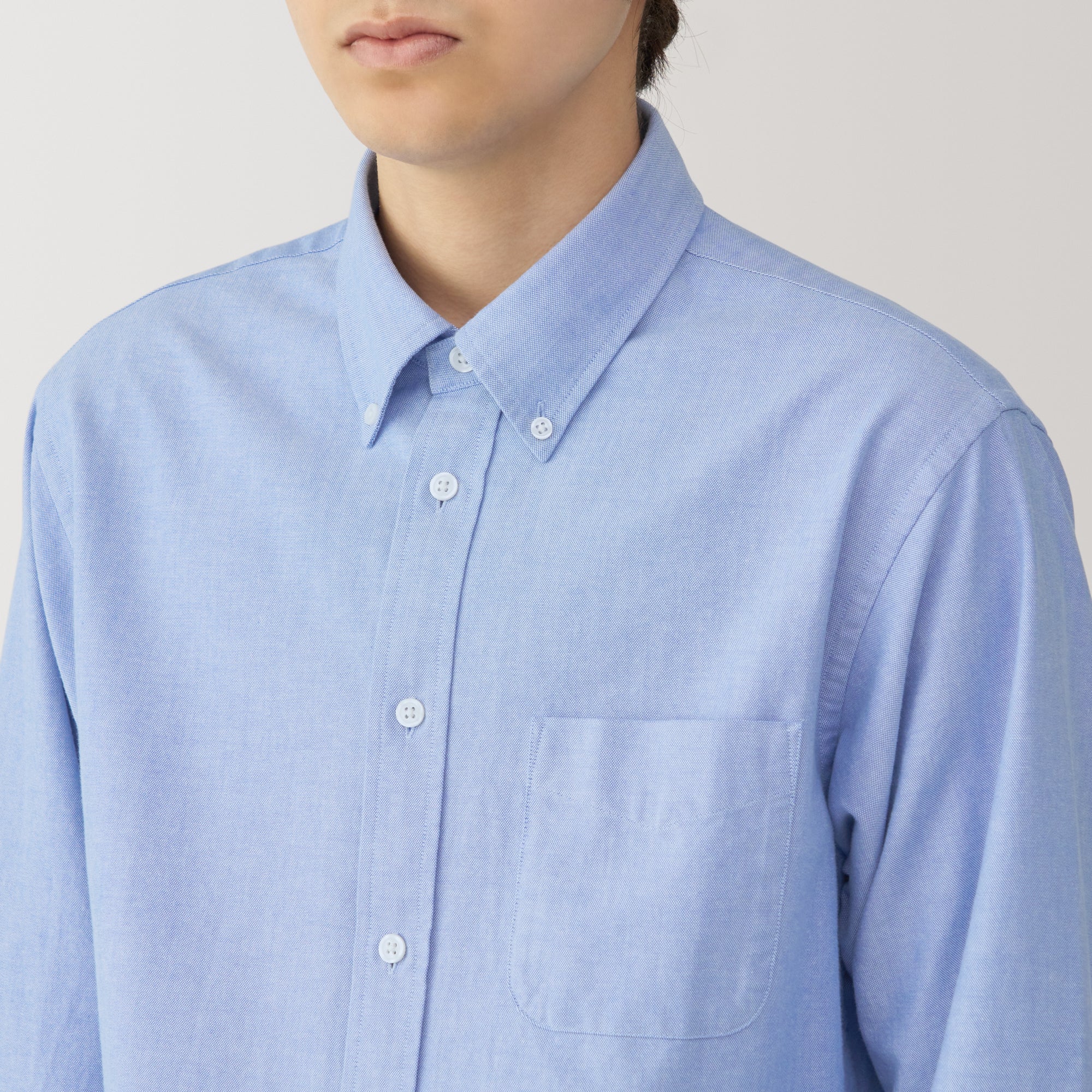 Men's Washed Oxford Button Down Shirt - Image 15