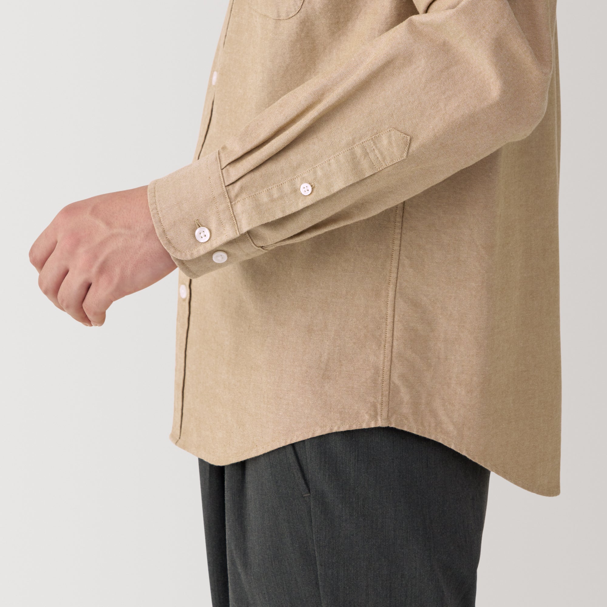 Men's Washed Oxford Button Down Shirt - Image 24