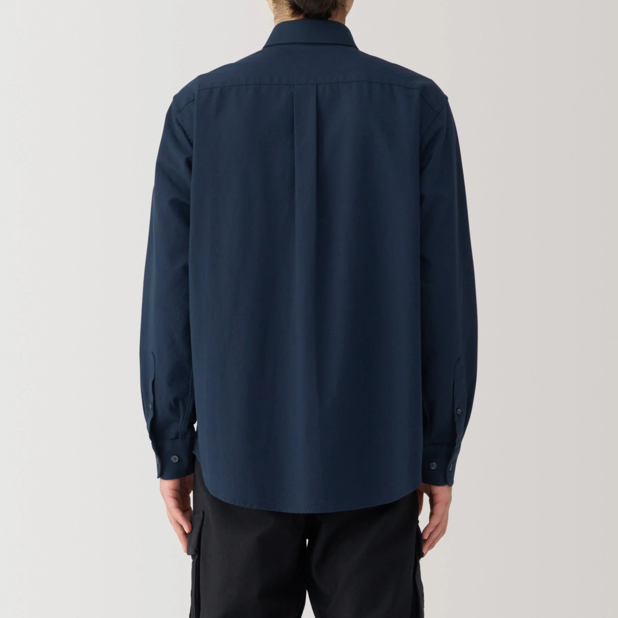Men's Washed Oxford Button Down Shirt - Image 38
