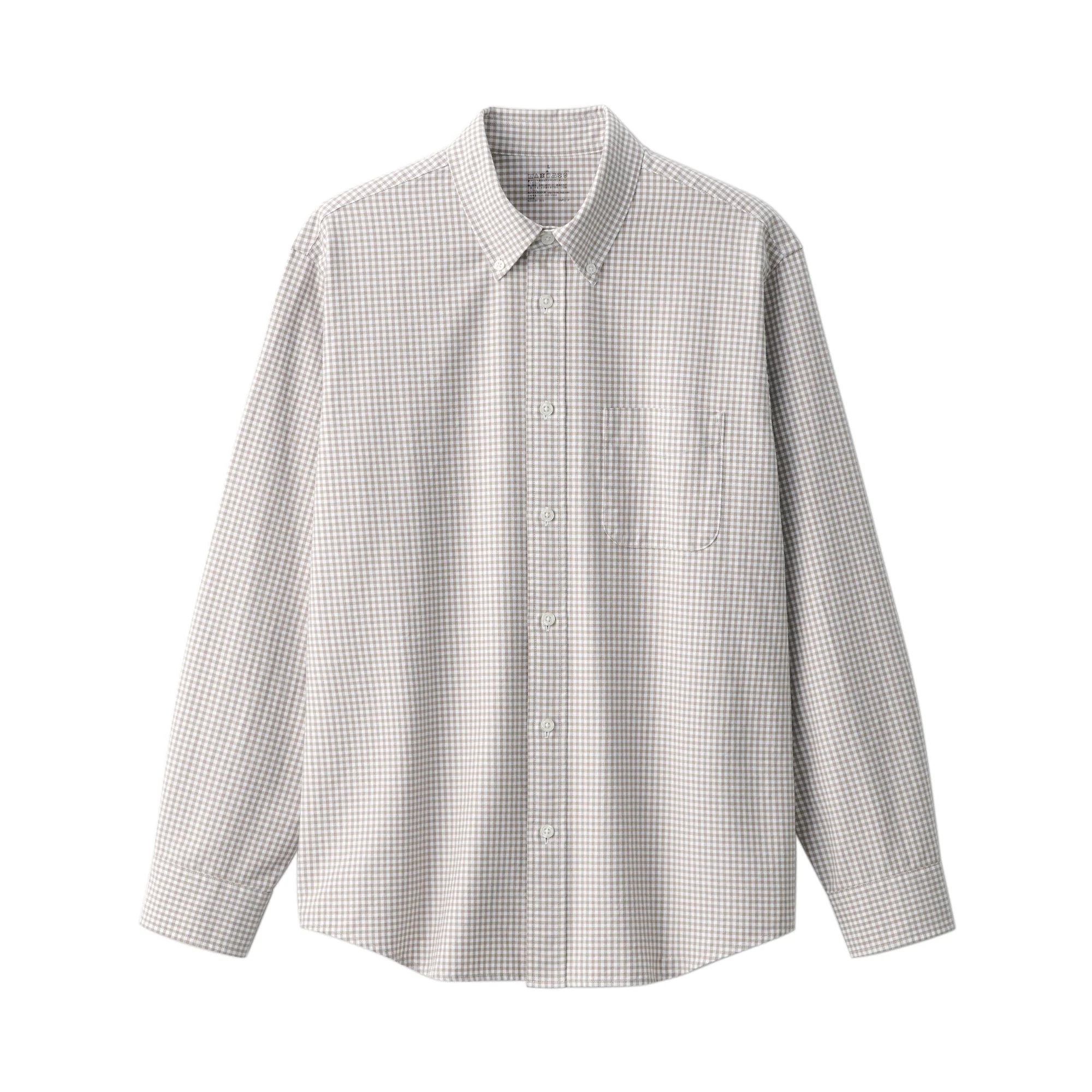Men's Washed Oxford Button Down Shirt - Image 42
