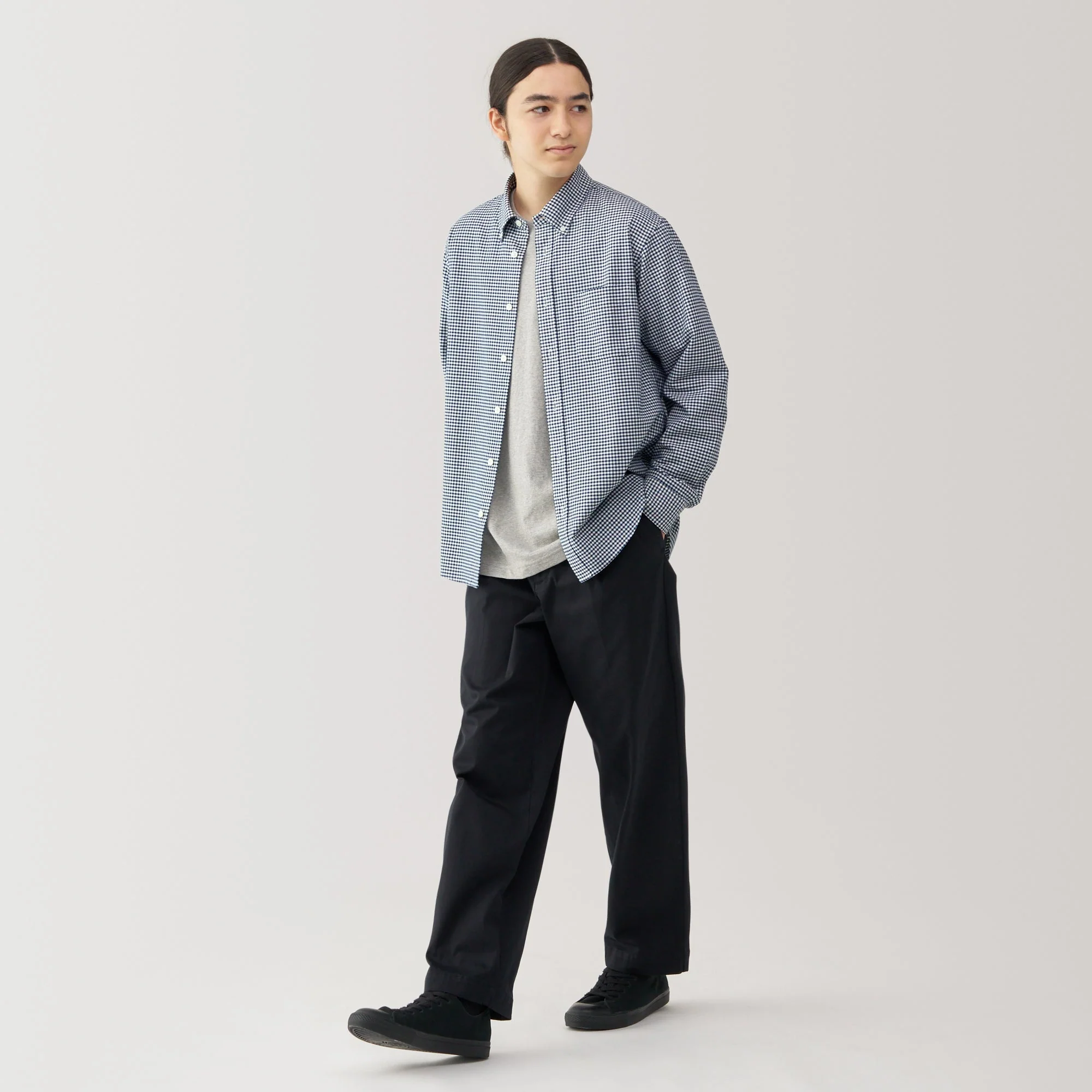 Men's Washed Oxford Button Down Shirt - Image 52