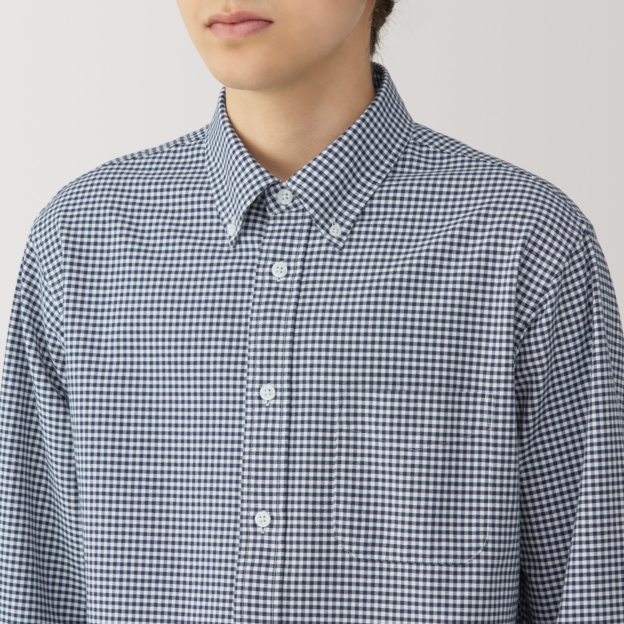 Men's Washed Oxford Button Down Shirt - Image 55