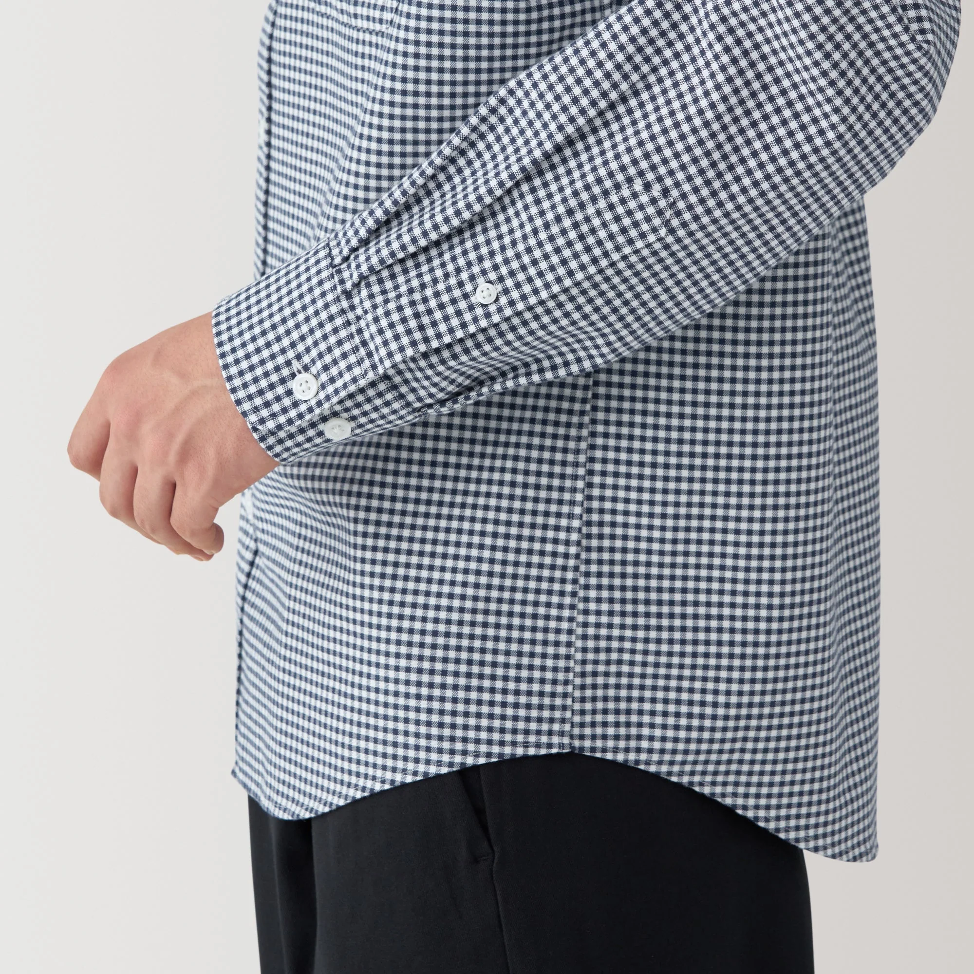 Men's Washed Oxford Button Down Shirt - Image 56